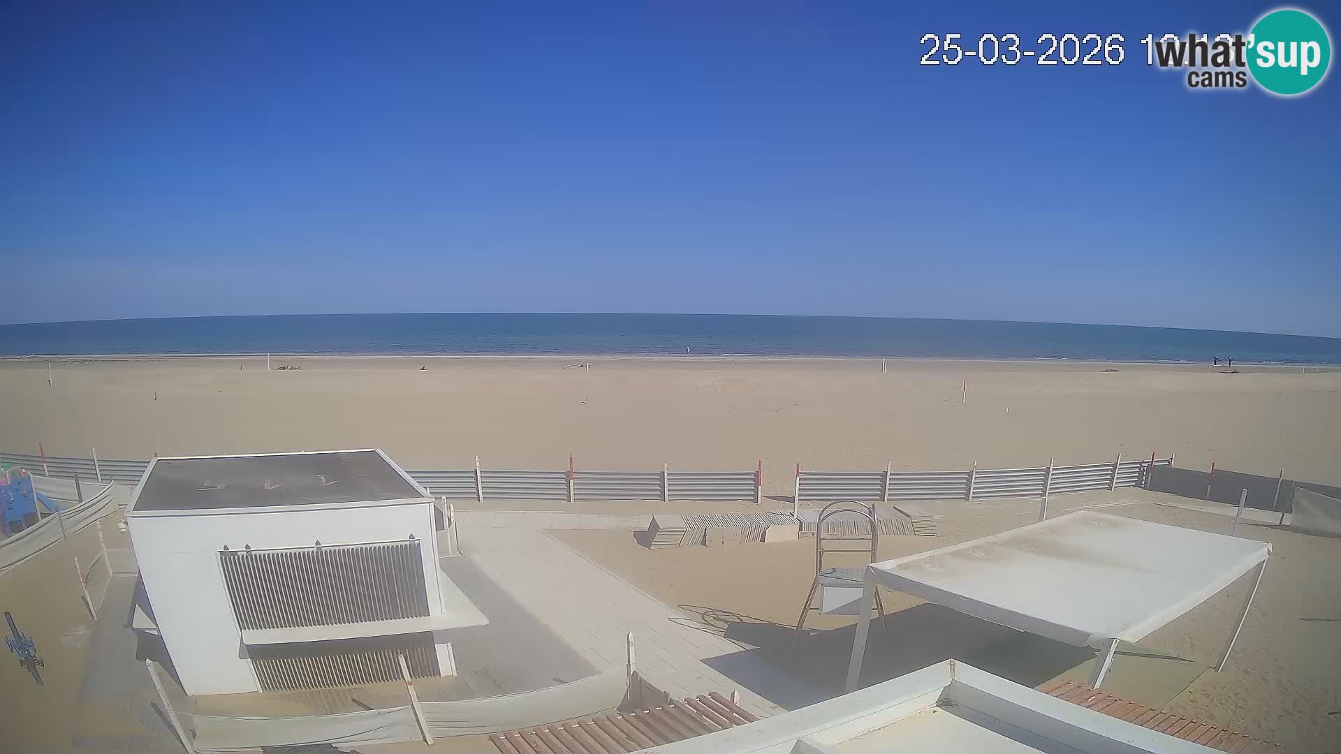 Live webcam Riccione beach – Bagni Oreste spiaggia 115