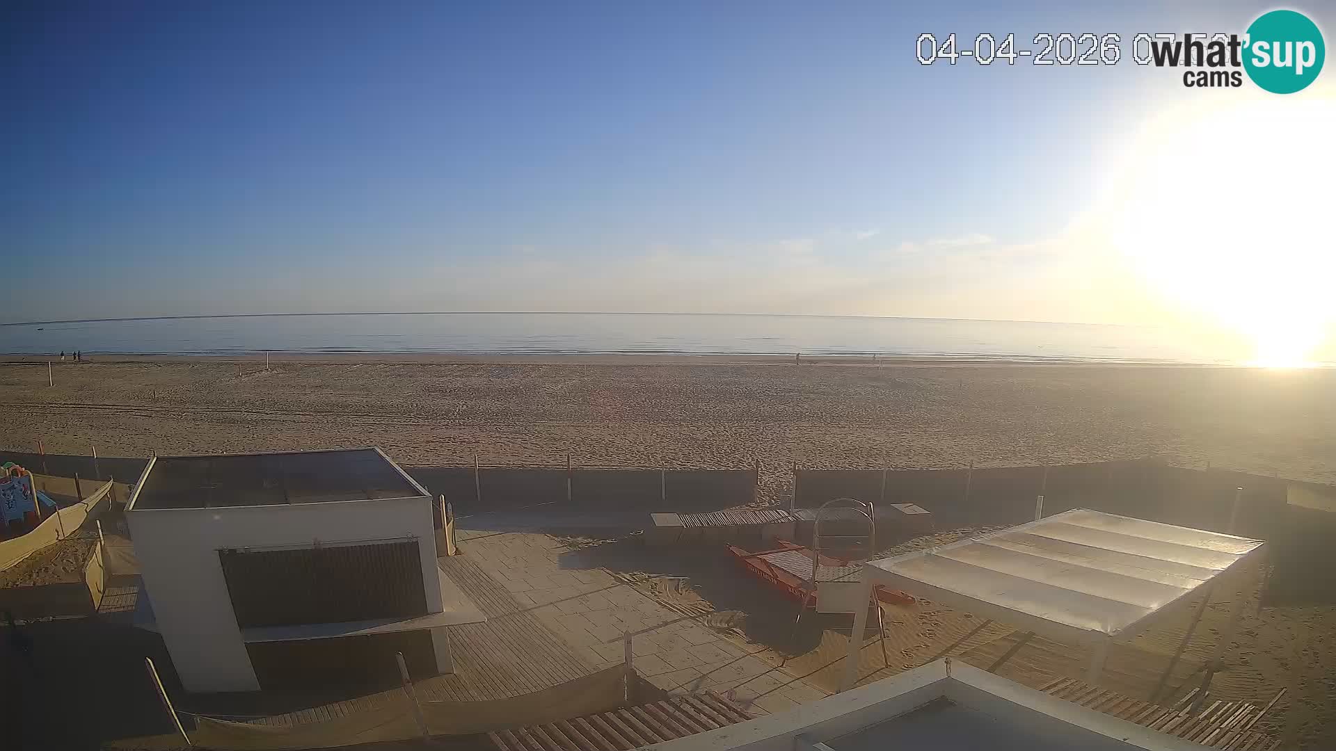 Live webcam Riccione – Bagni Oreste spiaggia 115