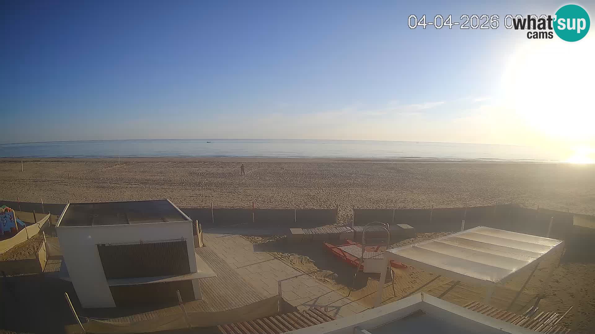 Webcam Riccione plage – Bagni Oreste spiaggia 115 – Italie