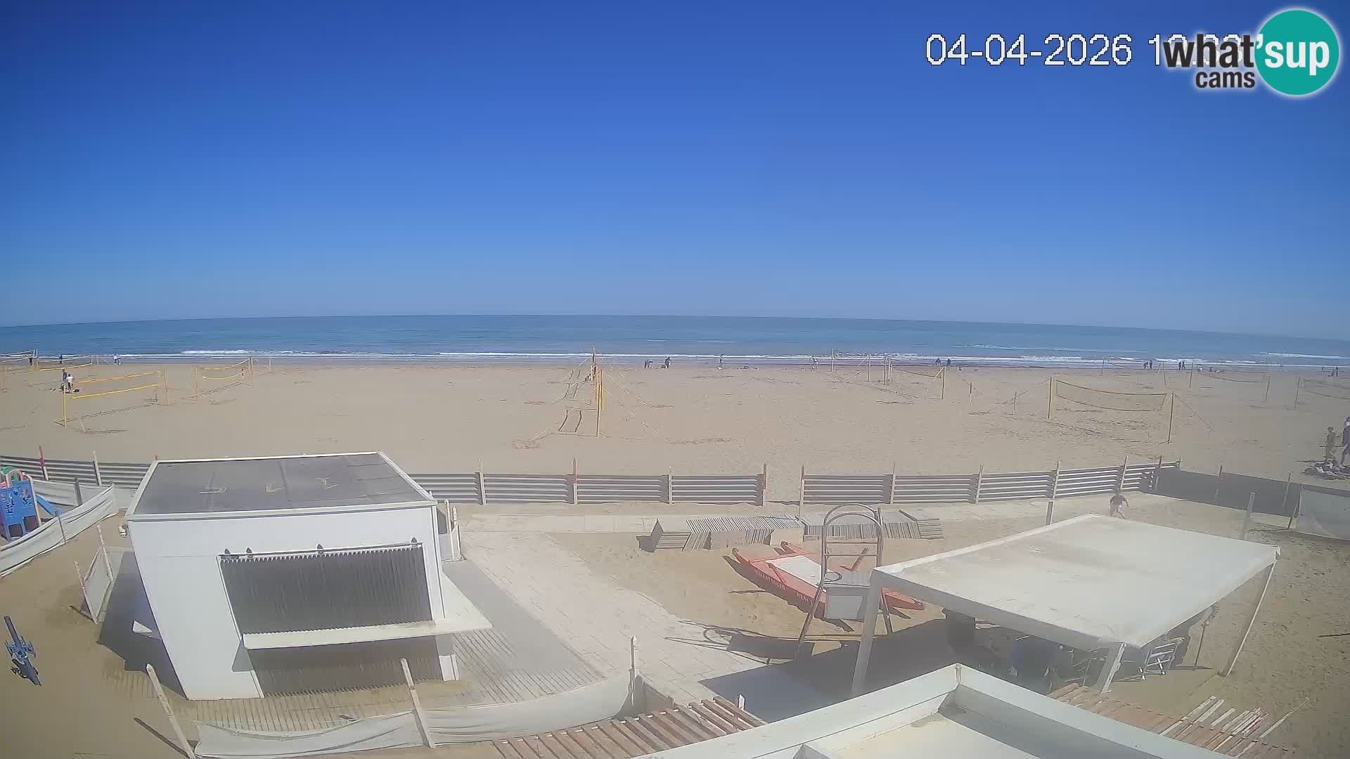 Webcam Riccione plage – Bagni Oreste spiaggia 115 – Italie