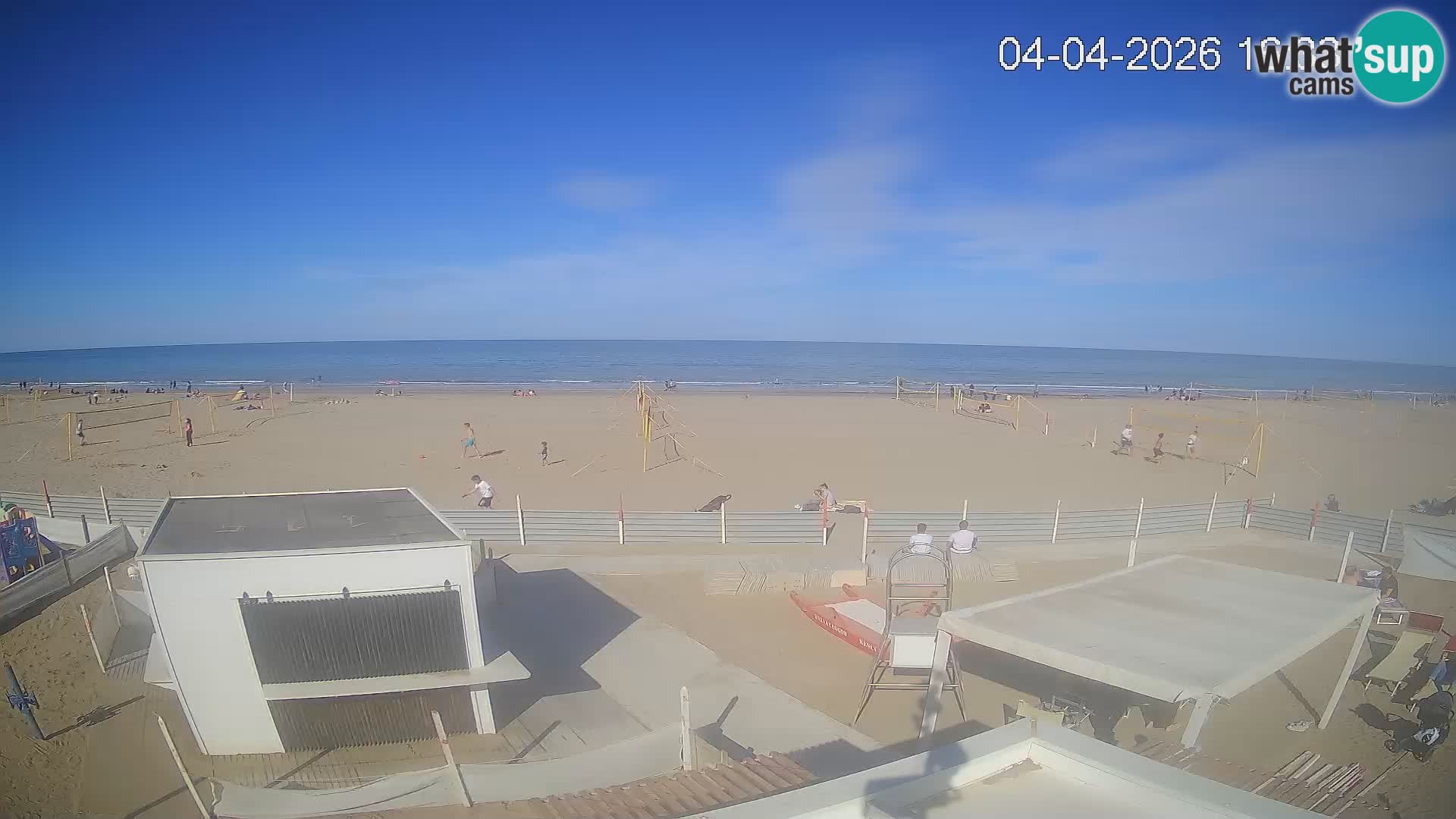 Spletna kamera plaža Riccione – Bagni Oreste spiaggia 115 – Italija