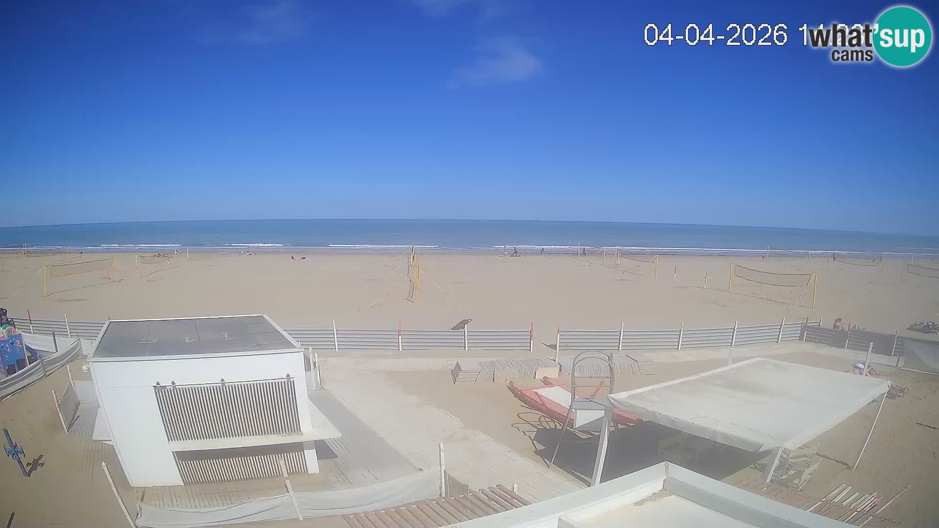 Webcam Riccione plage – Bagni Oreste spiaggia 115 – Italie
