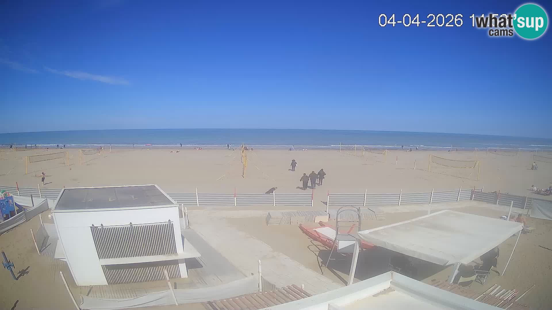 Spletna kamera plaža Riccione – Bagni Oreste spiaggia 115 – Italija