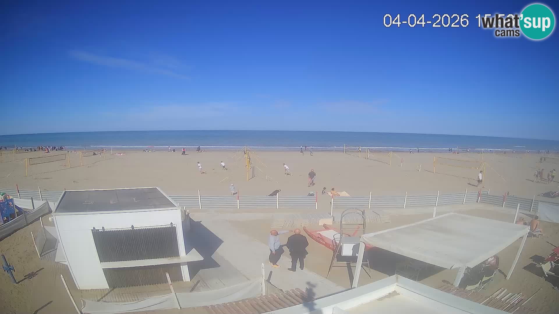 Webcam Riccione plage – Bagni Oreste spiaggia 115 – Italie