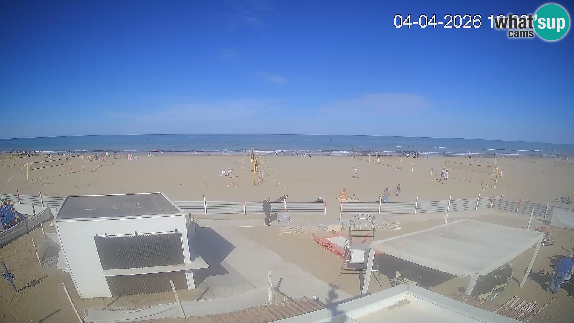 Live webcam Riccione – Bagni Oreste spiaggia 115