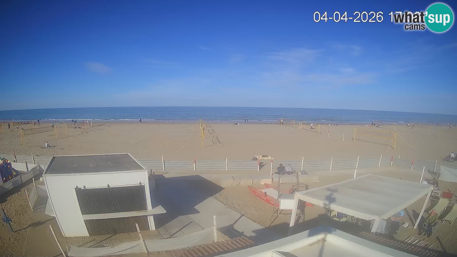 Web kamera plaža Riccione – Bagni Oreste spiaggia 115 – Italija