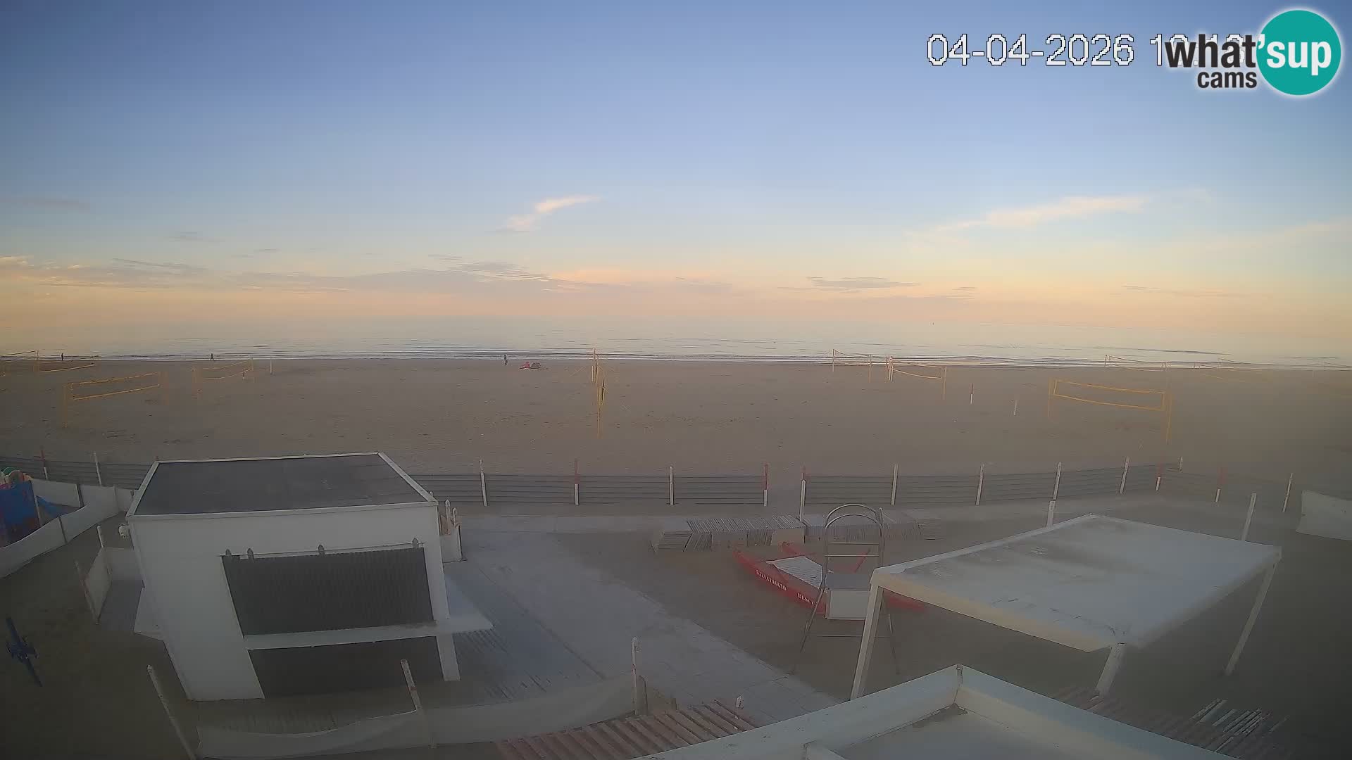 Live webcam Riccione Strand – Bagni Oreste spiaggia 115 – Italien