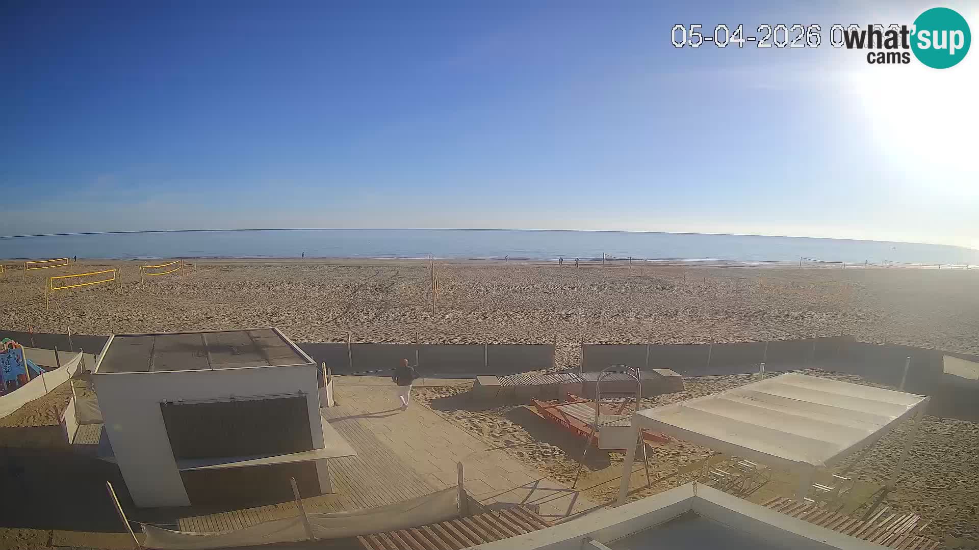 Web kamera plaža Riccione – Bagni Oreste spiaggia 115 – Italija