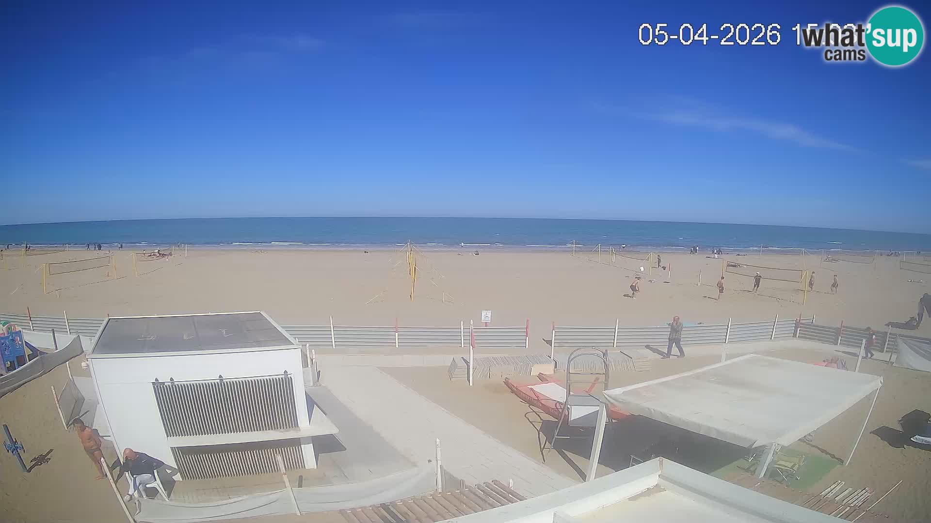 Web kamera plaža Riccione – Bagni Oreste spiaggia 115 – Italija