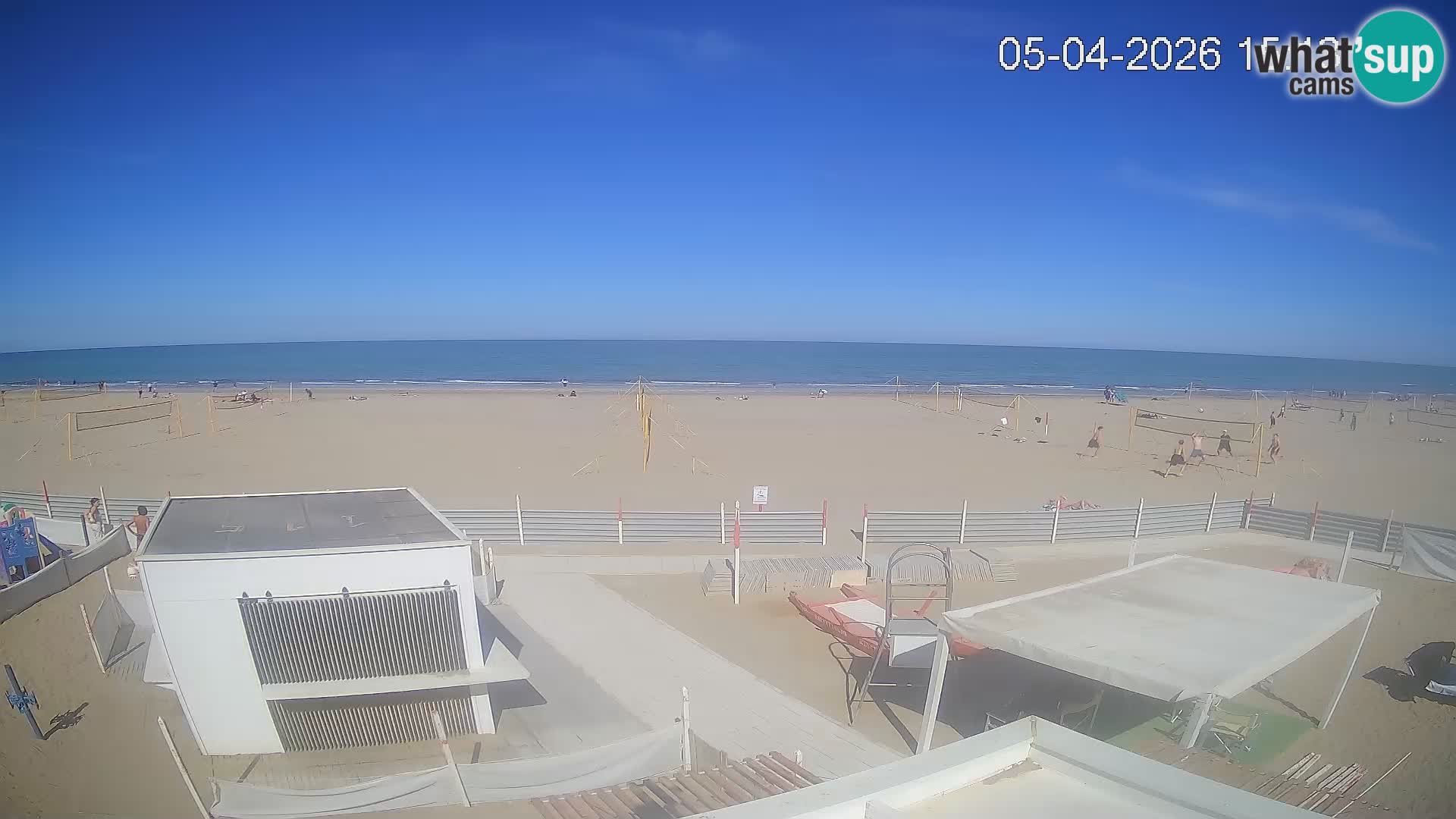 Web kamera plaža Riccione – Bagni Oreste spiaggia 115 – Italija