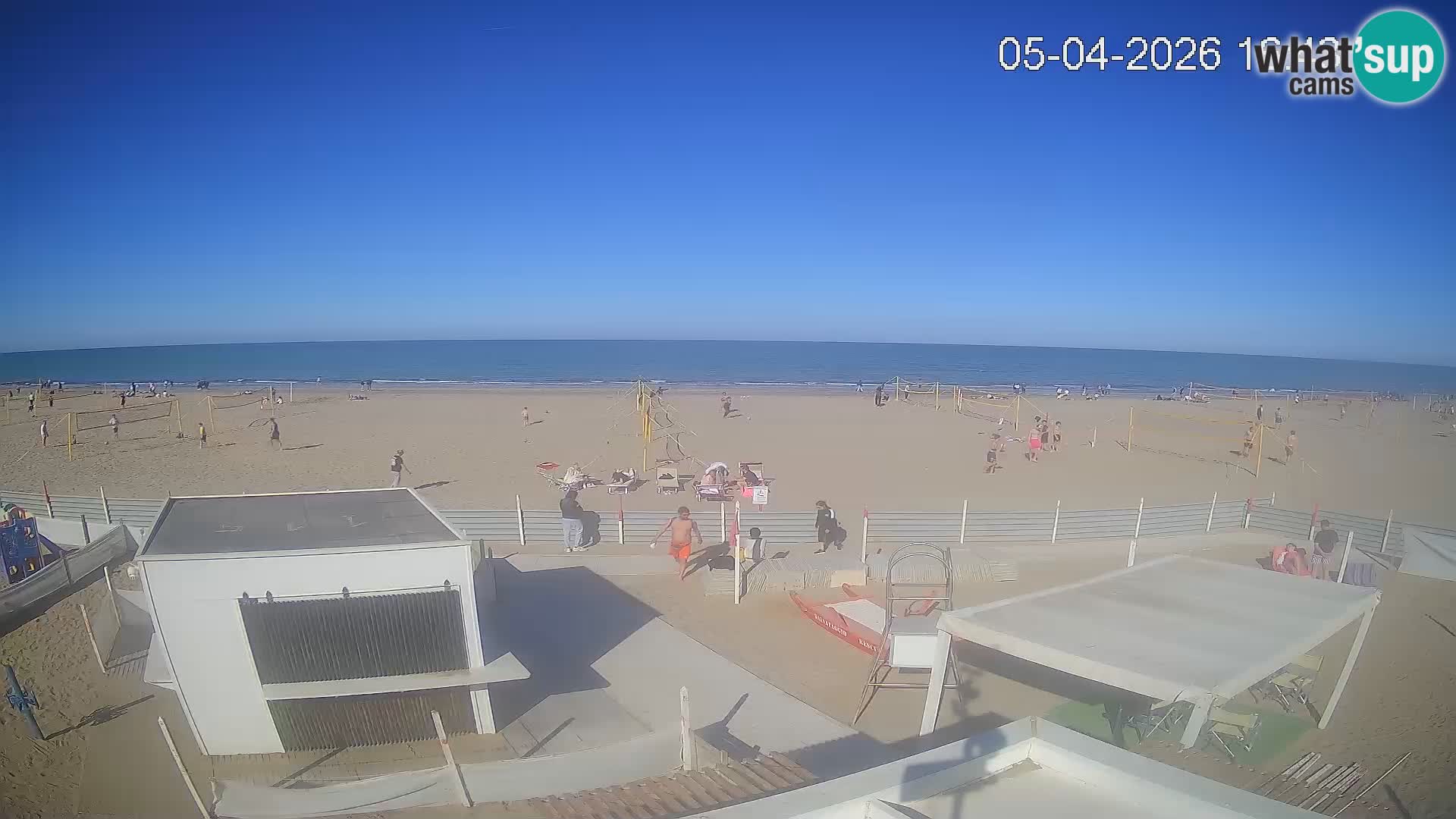 Camera en vivo playa Riccione – Bagni Oreste spiaggia 115 – Italia