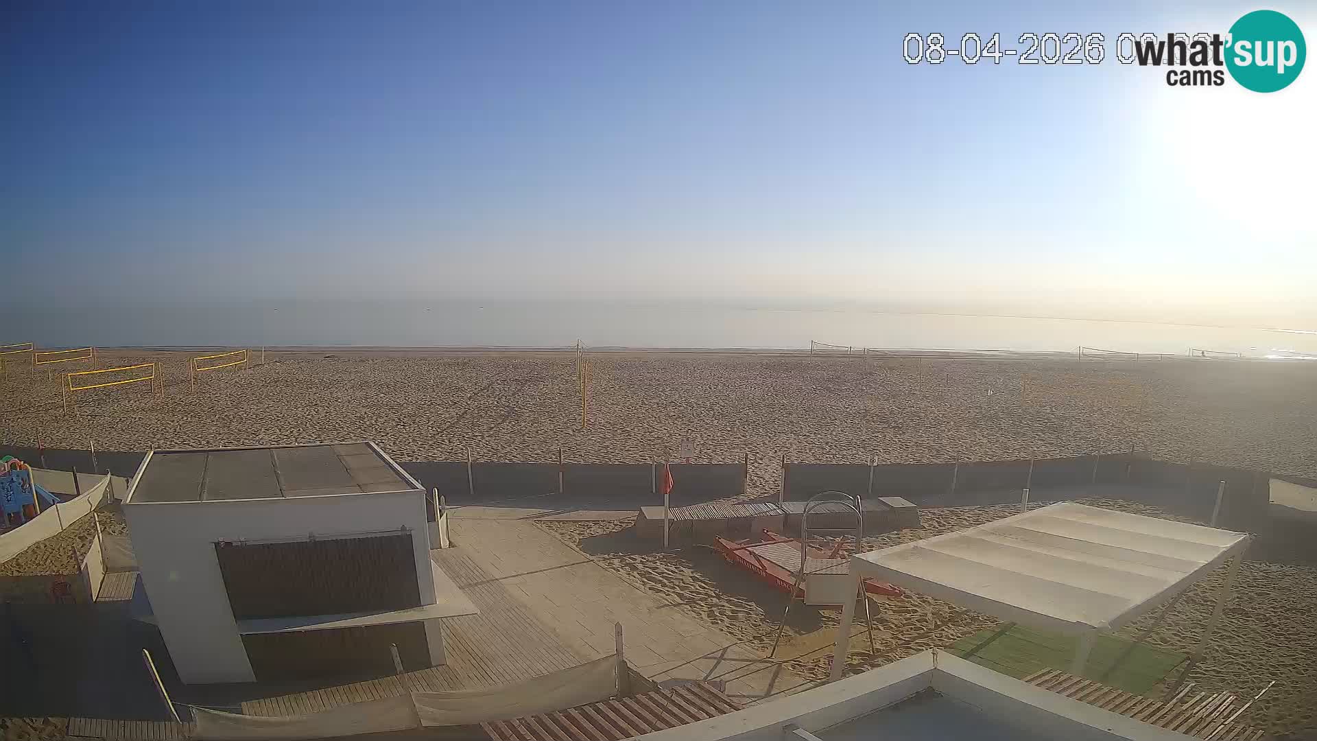 Live webcam Riccione – Bagni Oreste spiaggia 115