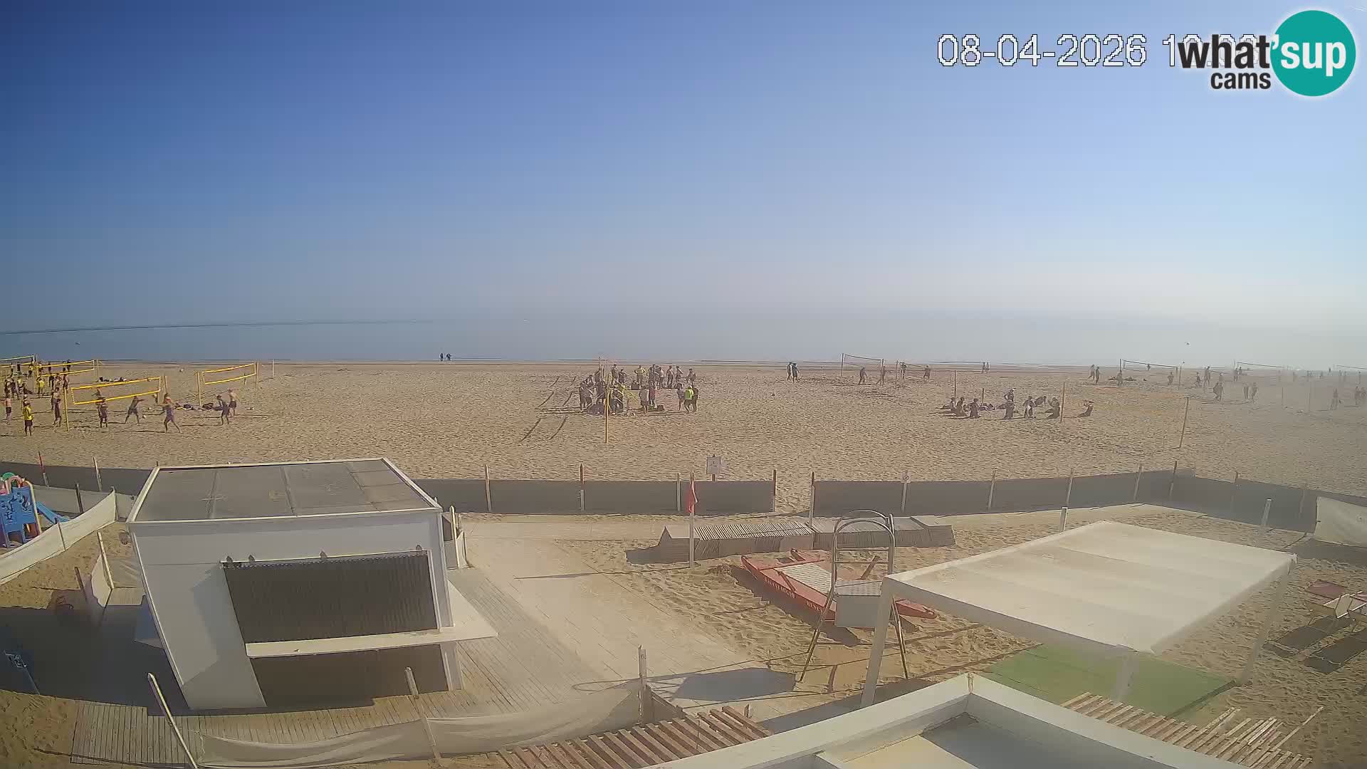 Web kamera plaža Riccione – Bagni Oreste spiaggia 115 – Italija
