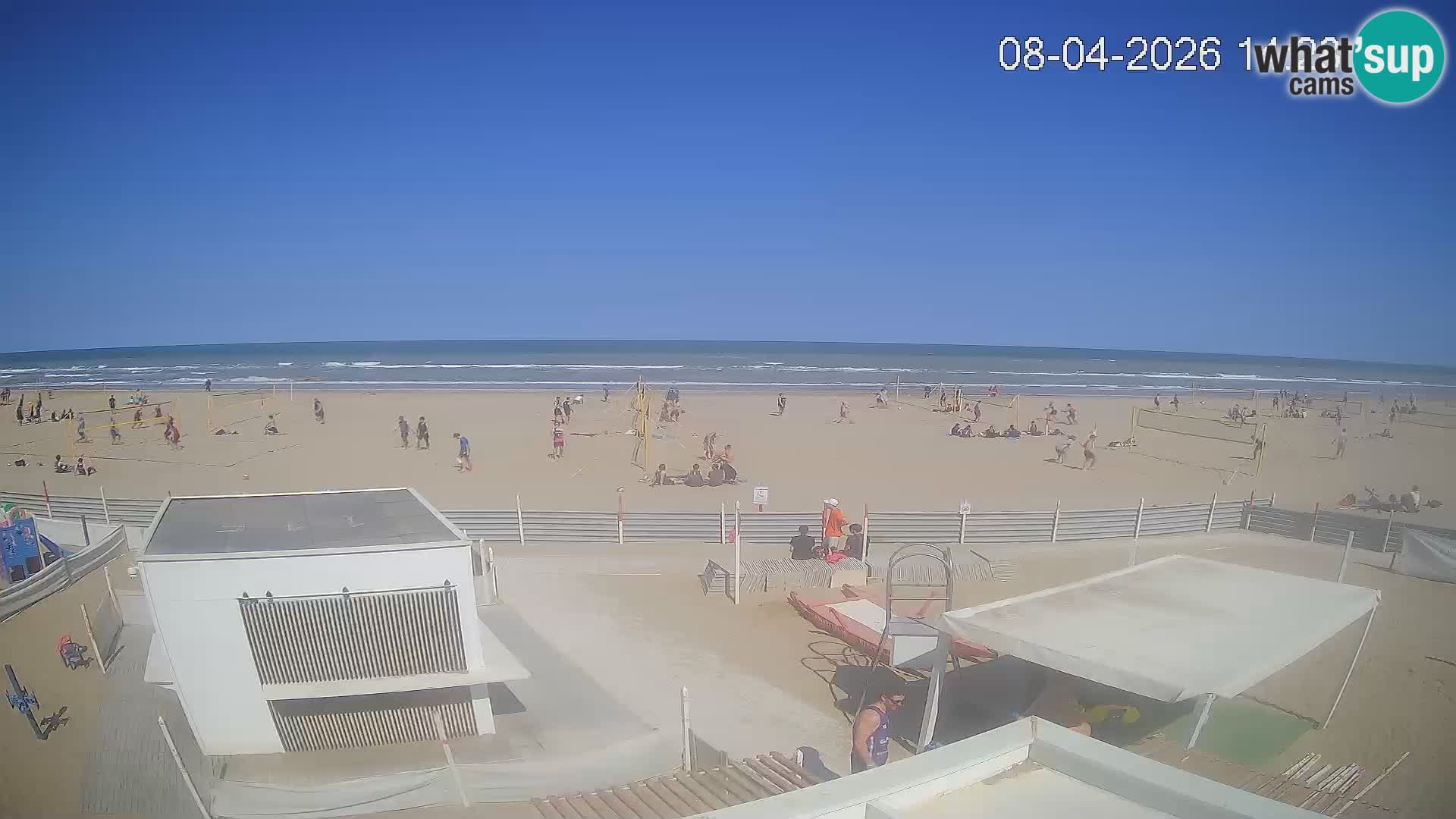 Web kamera plaža Riccione – Bagni Oreste spiaggia 115 – Italija
