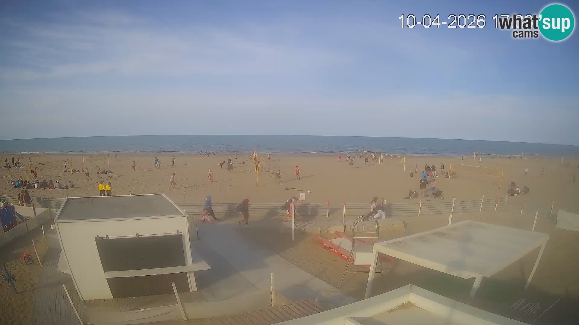 Live webcam Riccione – Bagni Oreste spiaggia 115