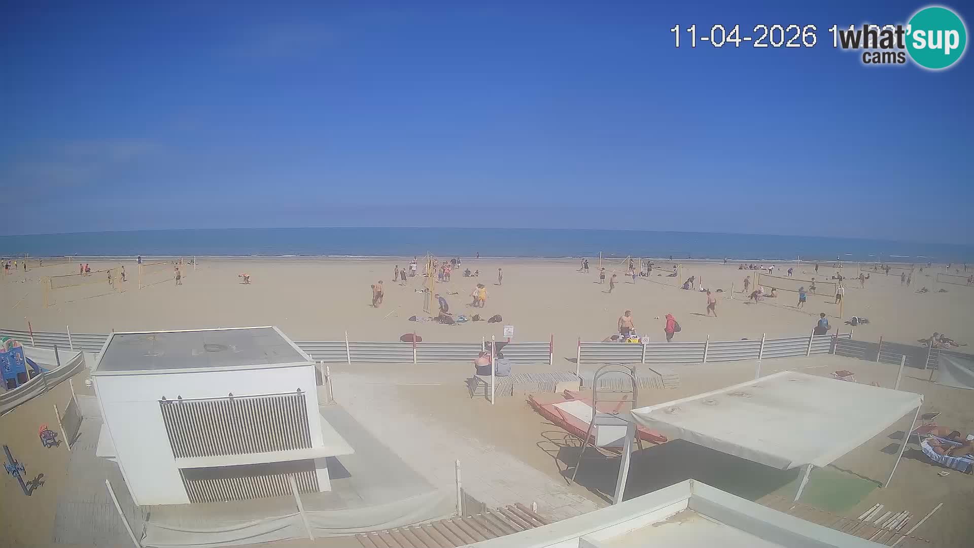 Web kamera plaža Riccione – Bagni Oreste spiaggia 115 – Italija