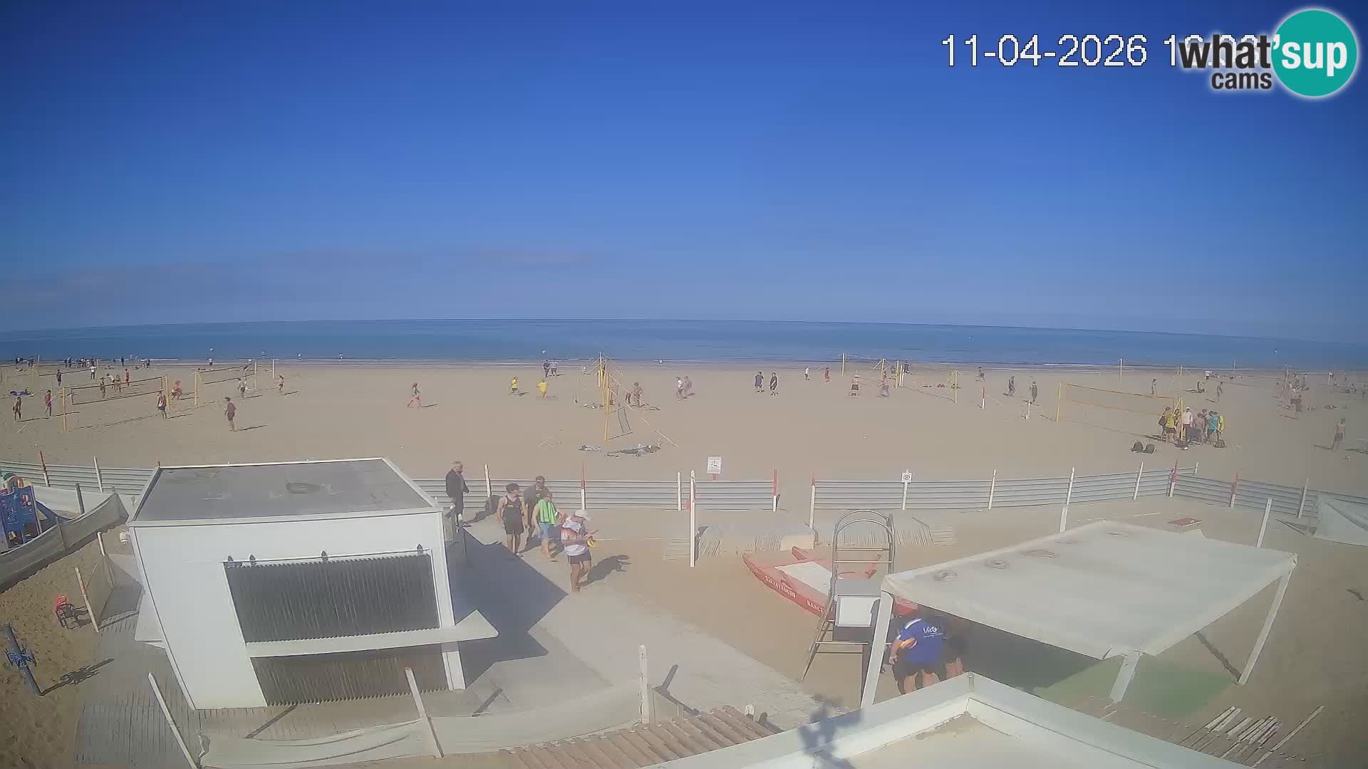 Web kamera plaža Riccione – Bagni Oreste spiaggia 115 – Italija