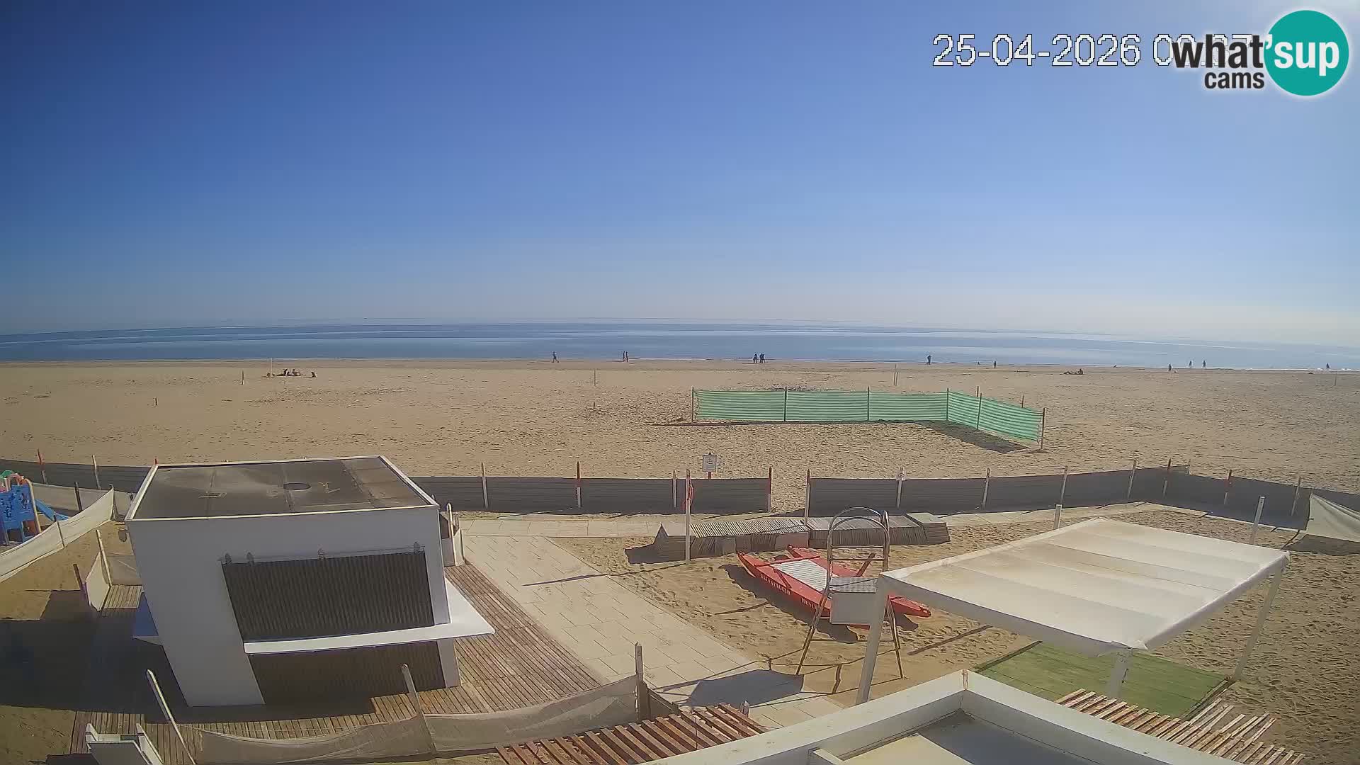 Live webcam Riccione – Bagni Oreste spiaggia 115