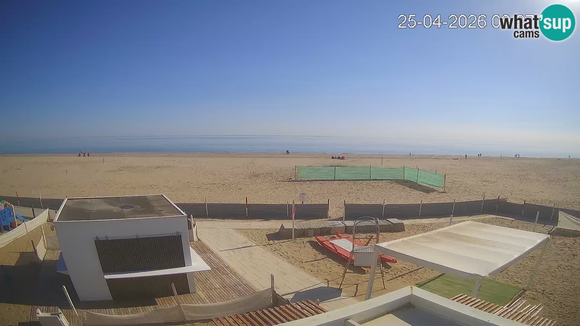 Webcam Riccione plage – Bagni Oreste spiaggia 115 – Italie