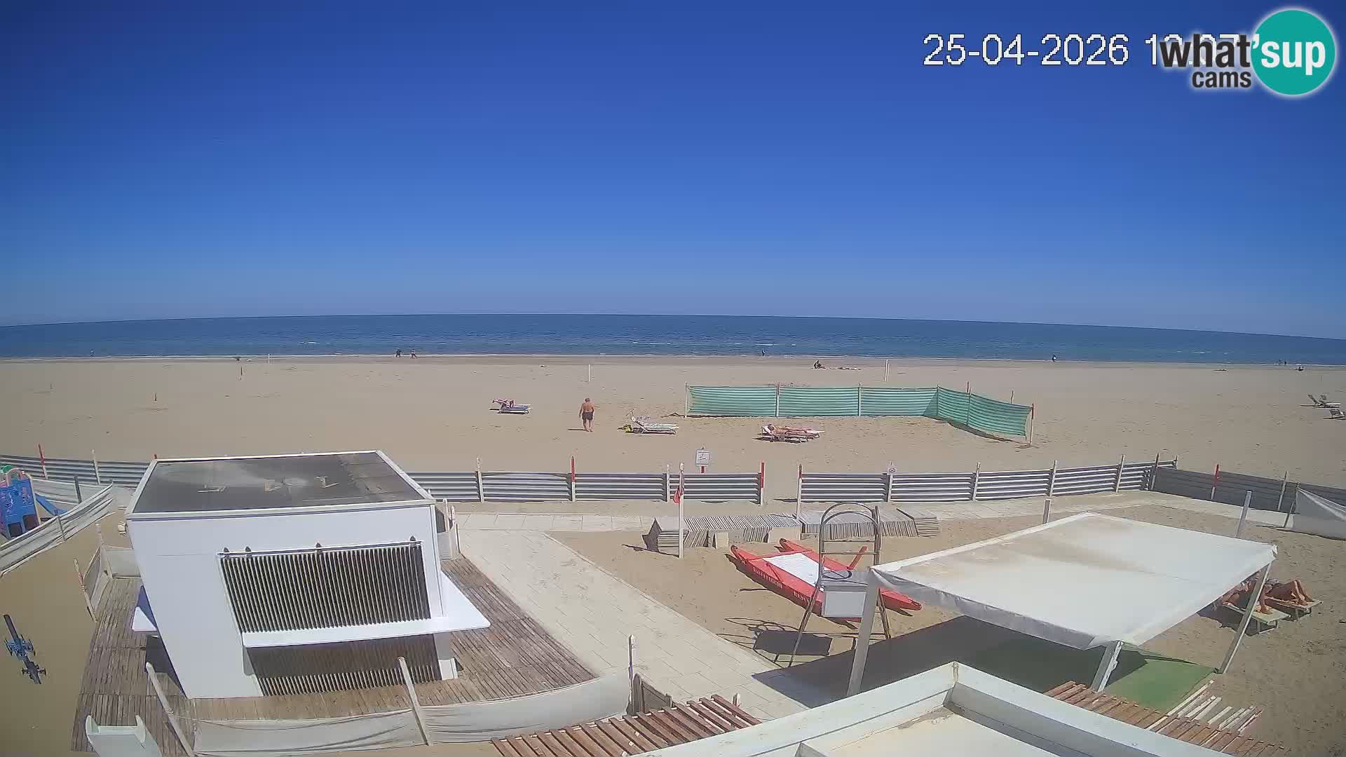 Camera en vivo playa Riccione – Bagni Oreste spiaggia 115 – Italia