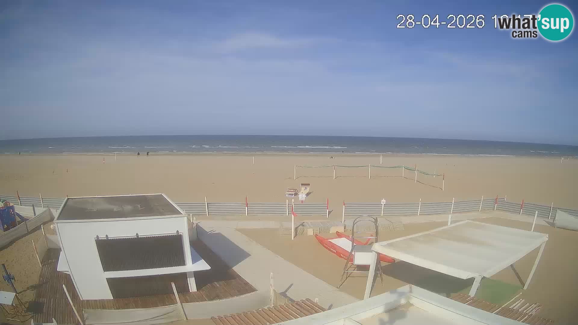 Spletna kamera plaža Riccione – Bagni Oreste spiaggia 115 – Italija