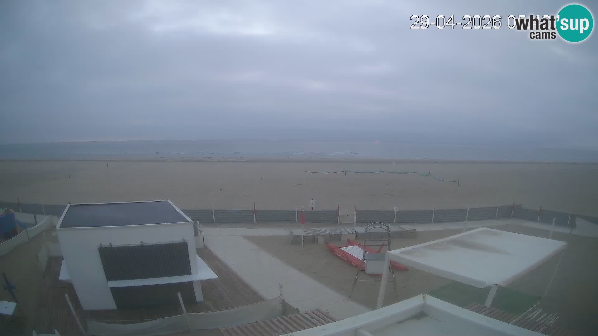 Live webcam Riccione Strand – Bagni Oreste spiaggia 115 – Italien