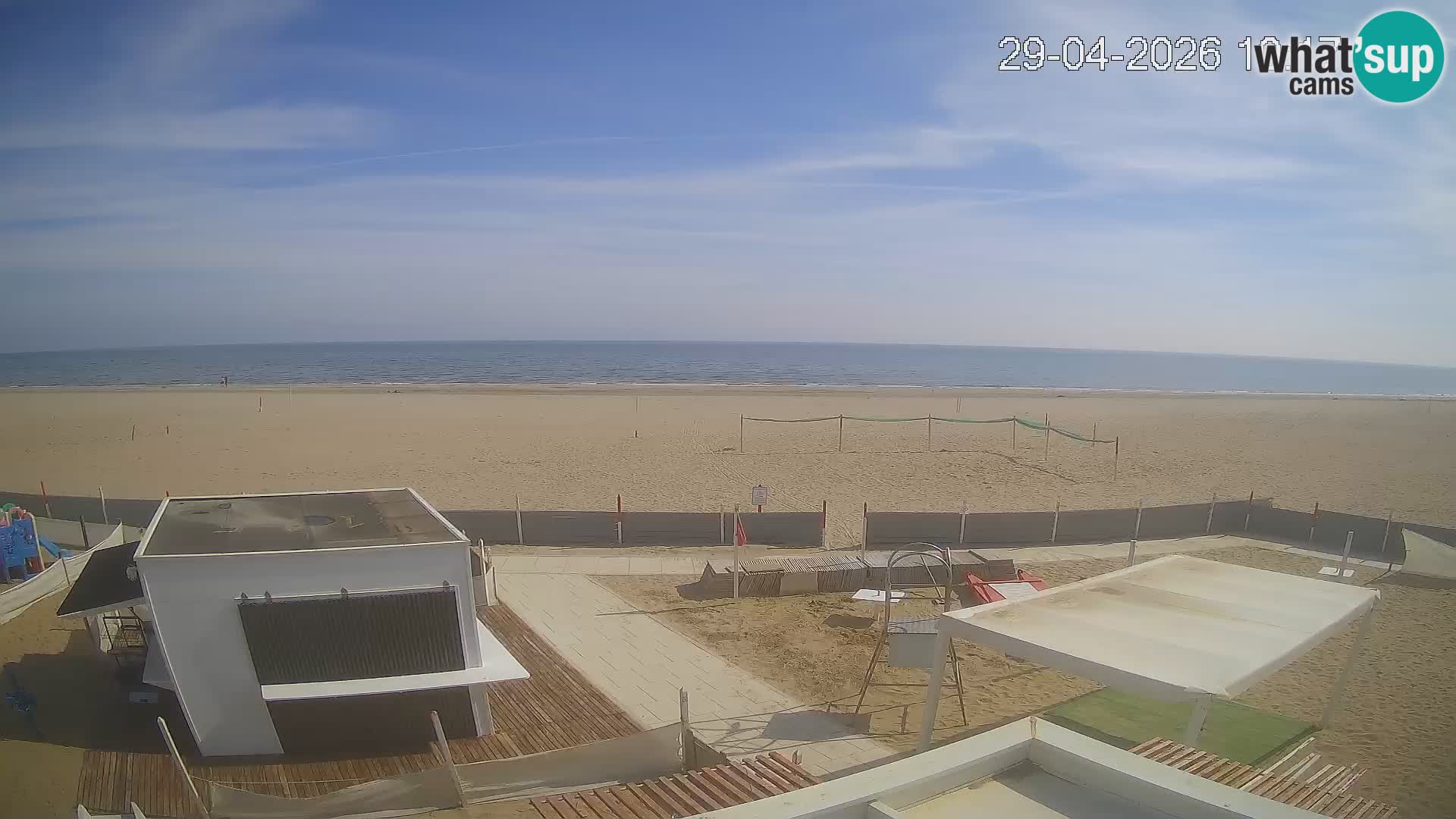 Live webcam Riccione beach – Bagni Oreste spiaggia 115