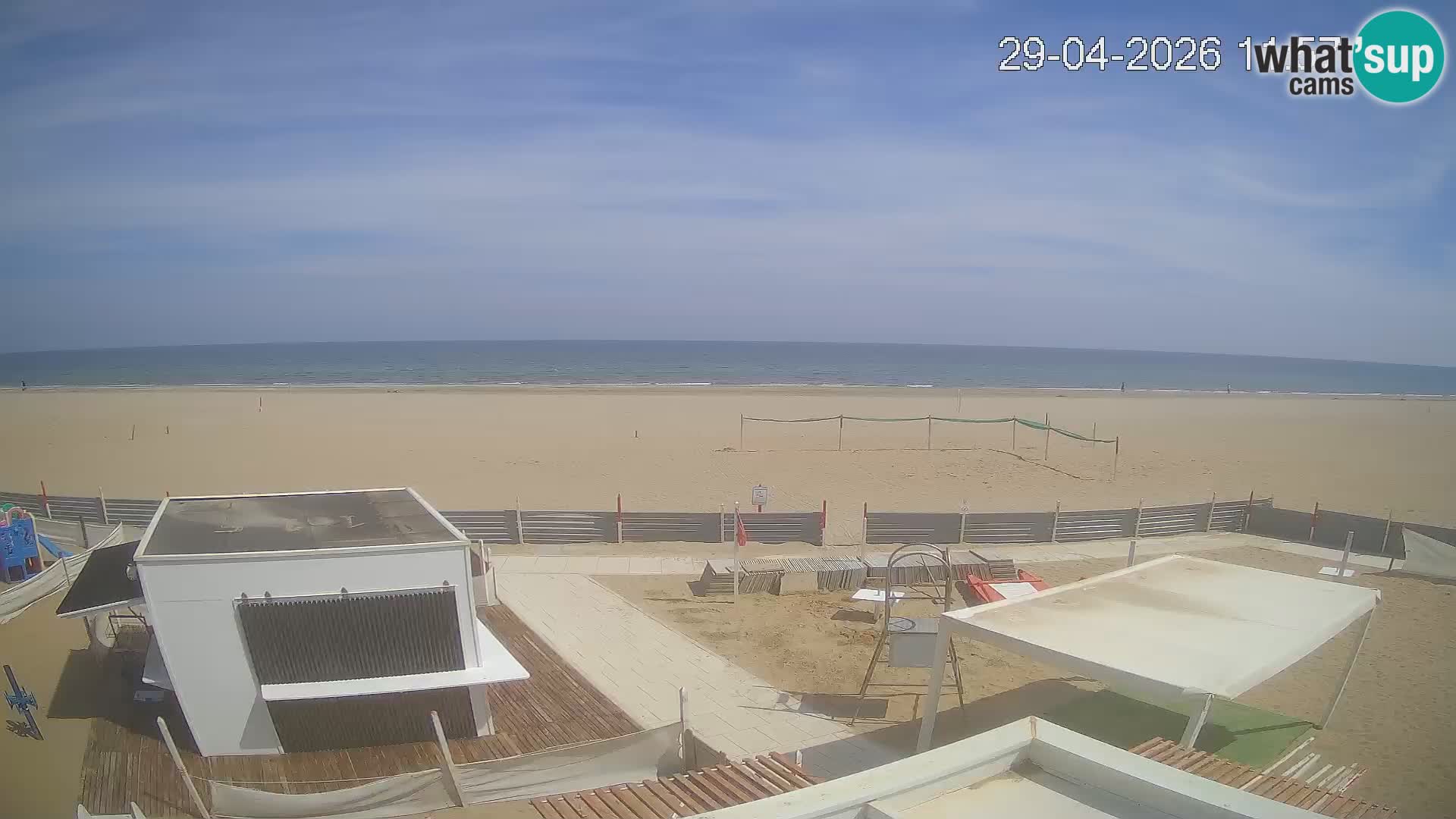 Live webcam Riccione beach – Bagni Oreste spiaggia 115