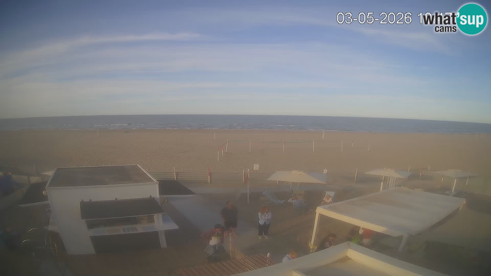 Spletna kamera plaža Riccione – Bagni Oreste spiaggia 115 – Italija