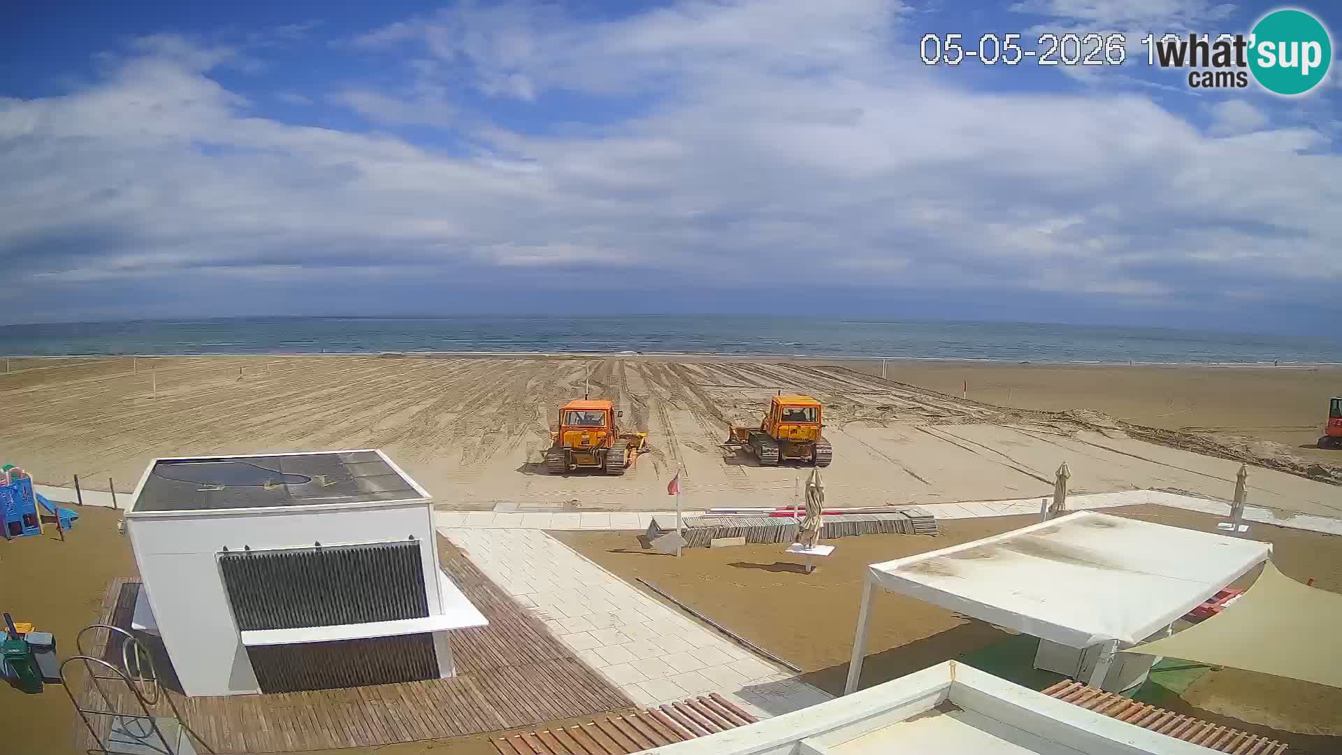 Camera en vivo playa Riccione – Bagni Oreste spiaggia 115 – Italia