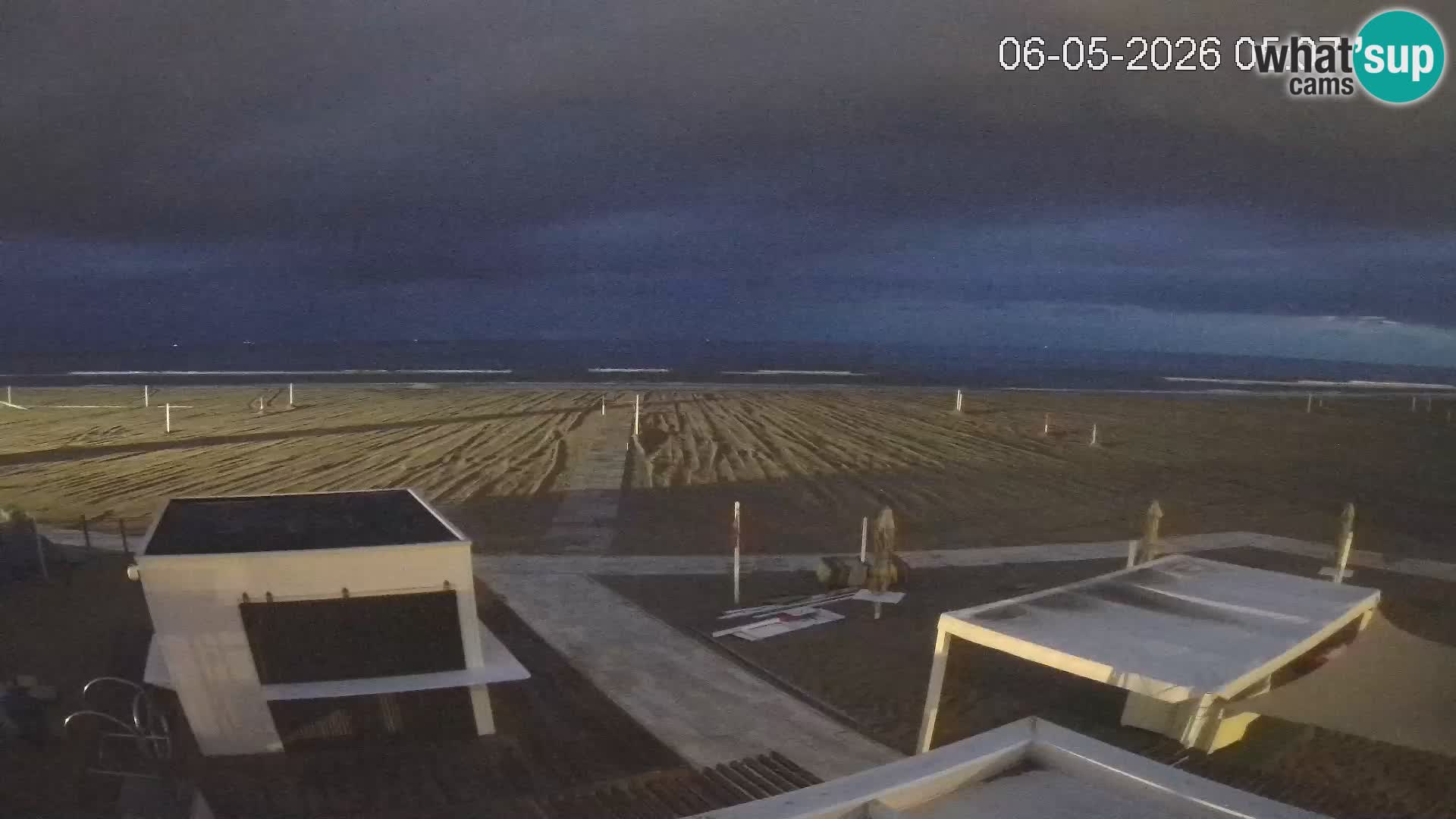 Live webcam Riccione Strand – Bagni Oreste spiaggia 115 – Italien