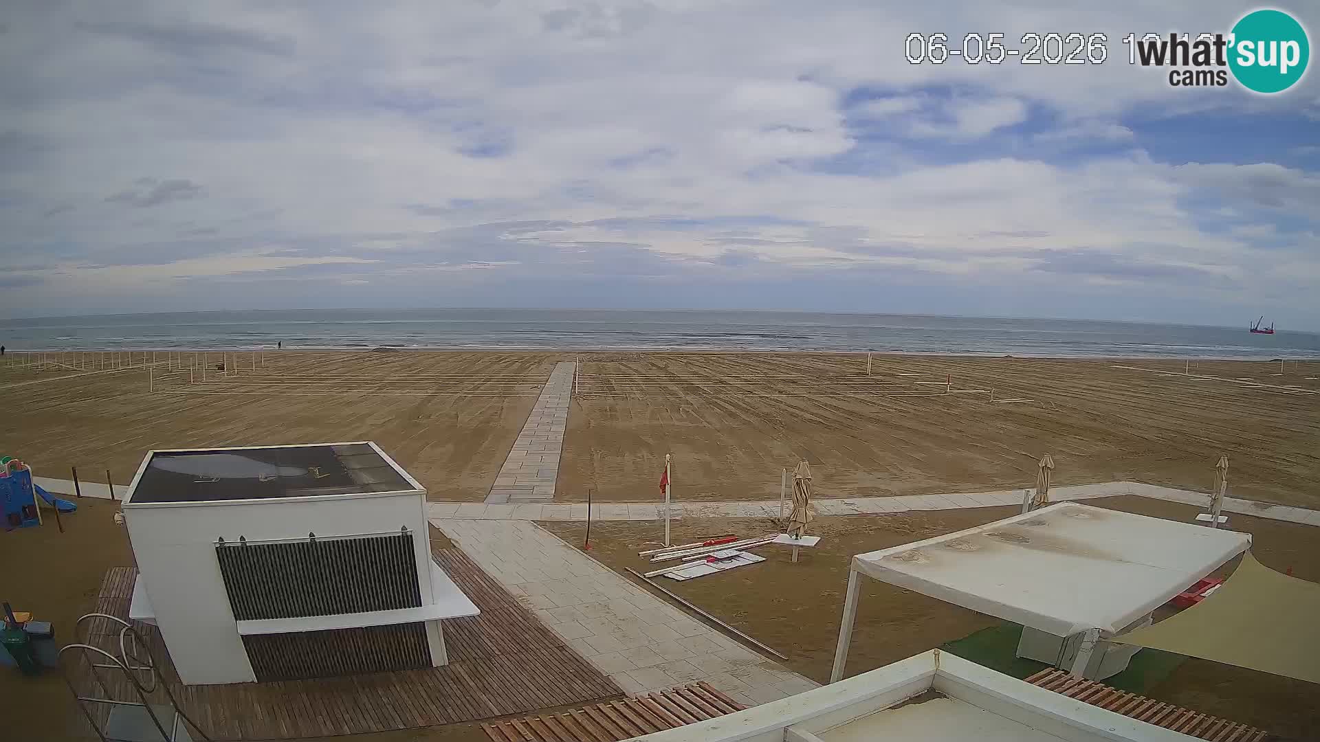 Web kamera plaža Riccione – Bagni Oreste spiaggia 115 – Italija