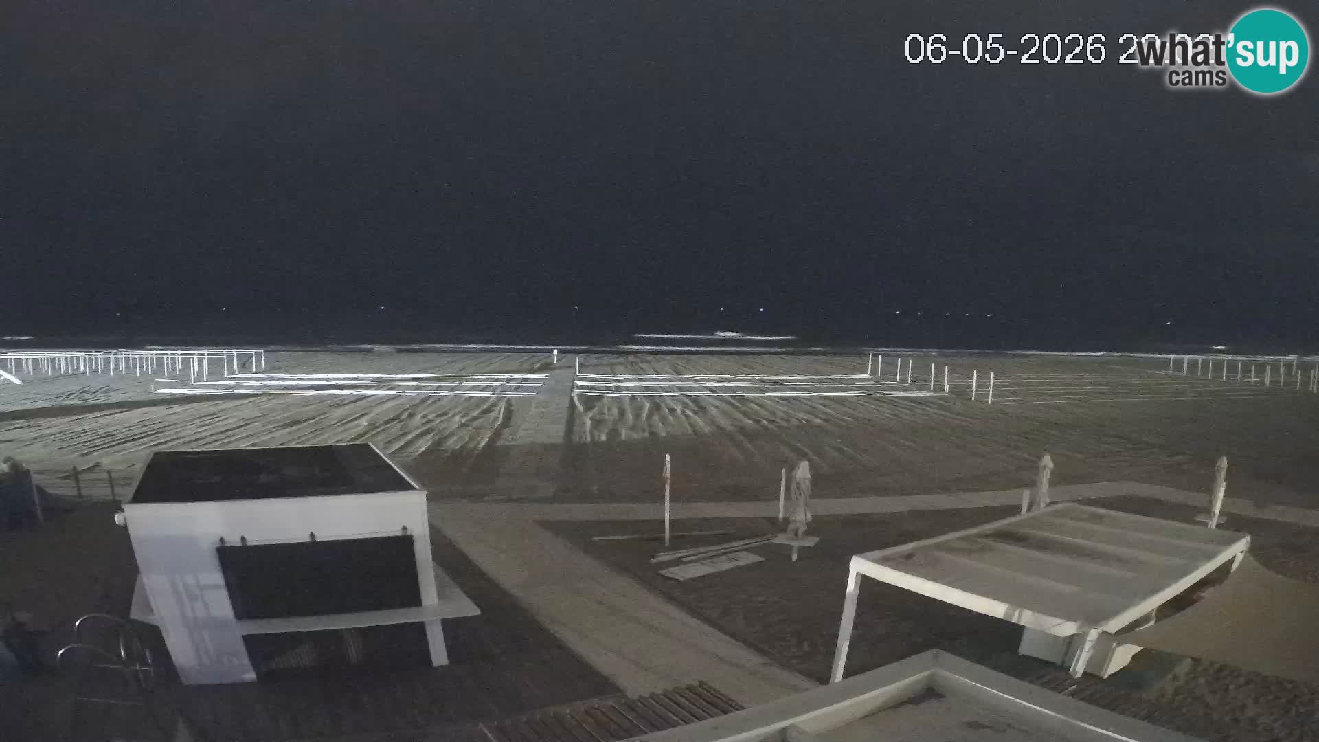 Spletna kamera plaža Riccione – Bagni Oreste spiaggia 115 – Italija