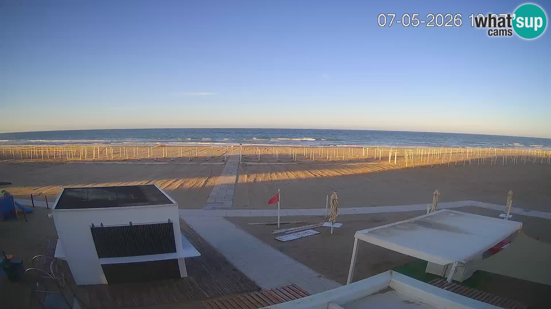 Live webcam Riccione beach – Bagni Oreste spiaggia 115