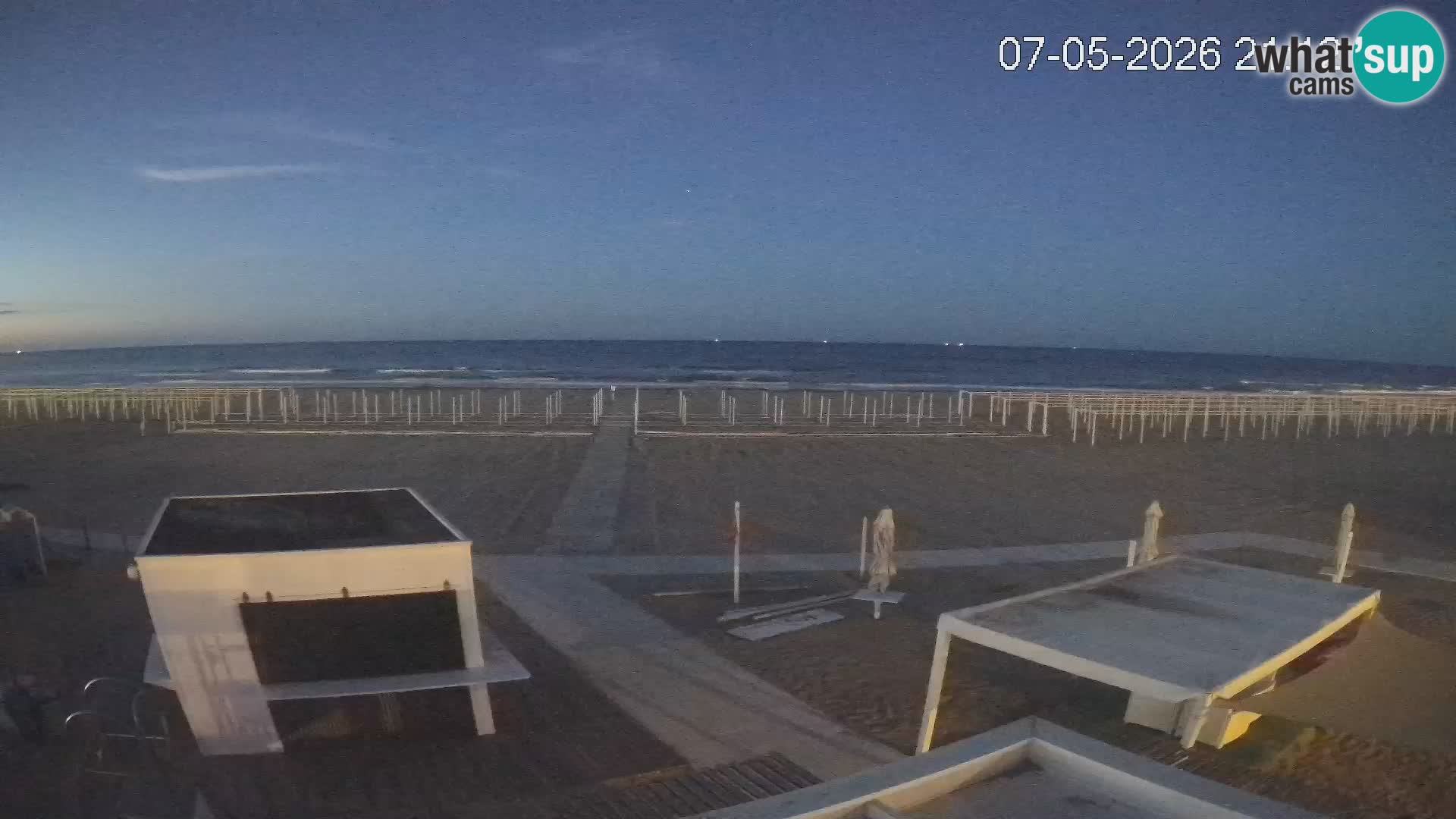 Live webcam Riccione – Bagni Oreste spiaggia 115