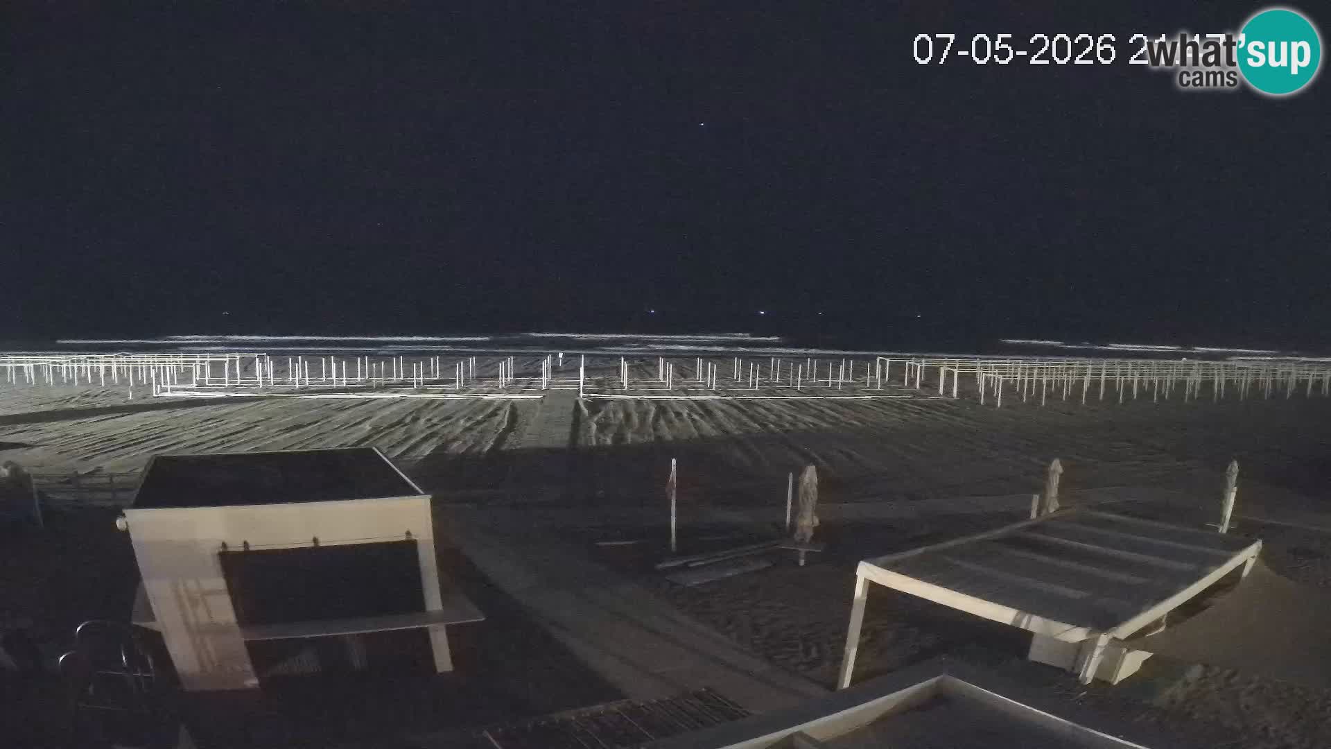 Web kamera plaža Riccione – Bagni Oreste spiaggia 115 – Italija