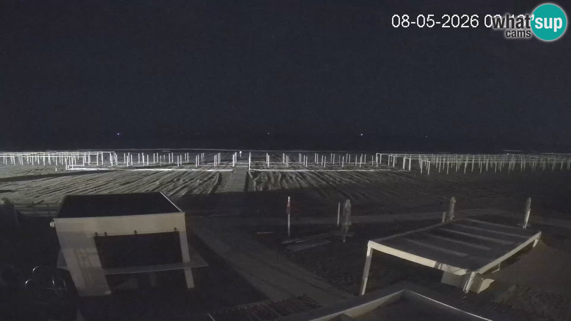 Live webcam Riccione Strand – Bagni Oreste spiaggia 115 – Italien