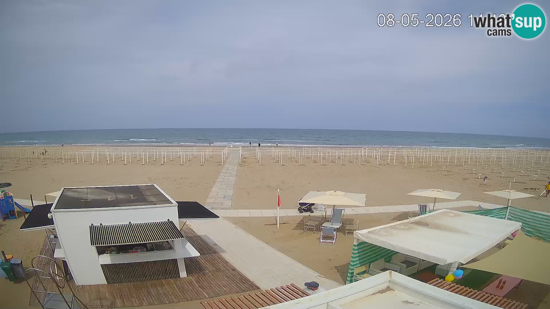 Live webcam Riccione beach – Bagni Oreste spiaggia 115