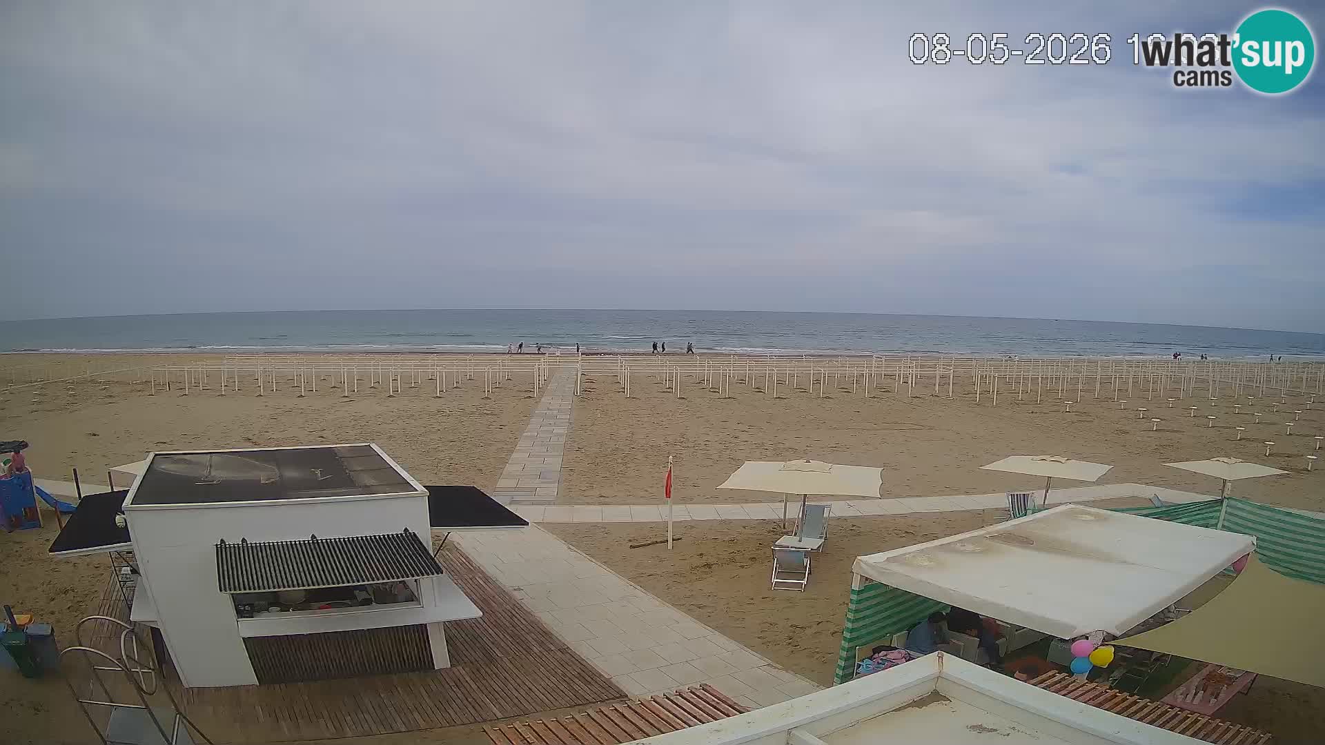 Live webcam Riccione beach – Bagni Oreste spiaggia 115