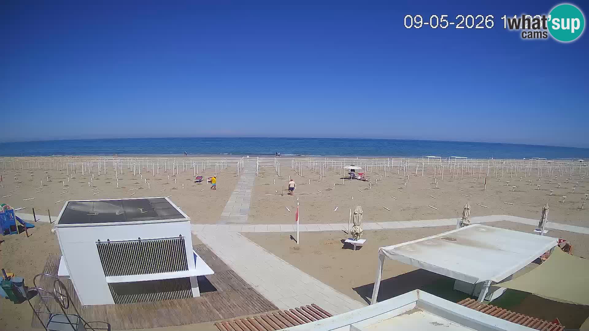 Live webcam Riccione beach – Bagni Oreste spiaggia 115