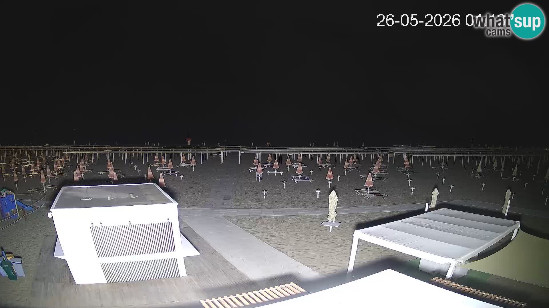 Web kamera plaža Riccione – Bagni Oreste spiaggia 115 – Italija