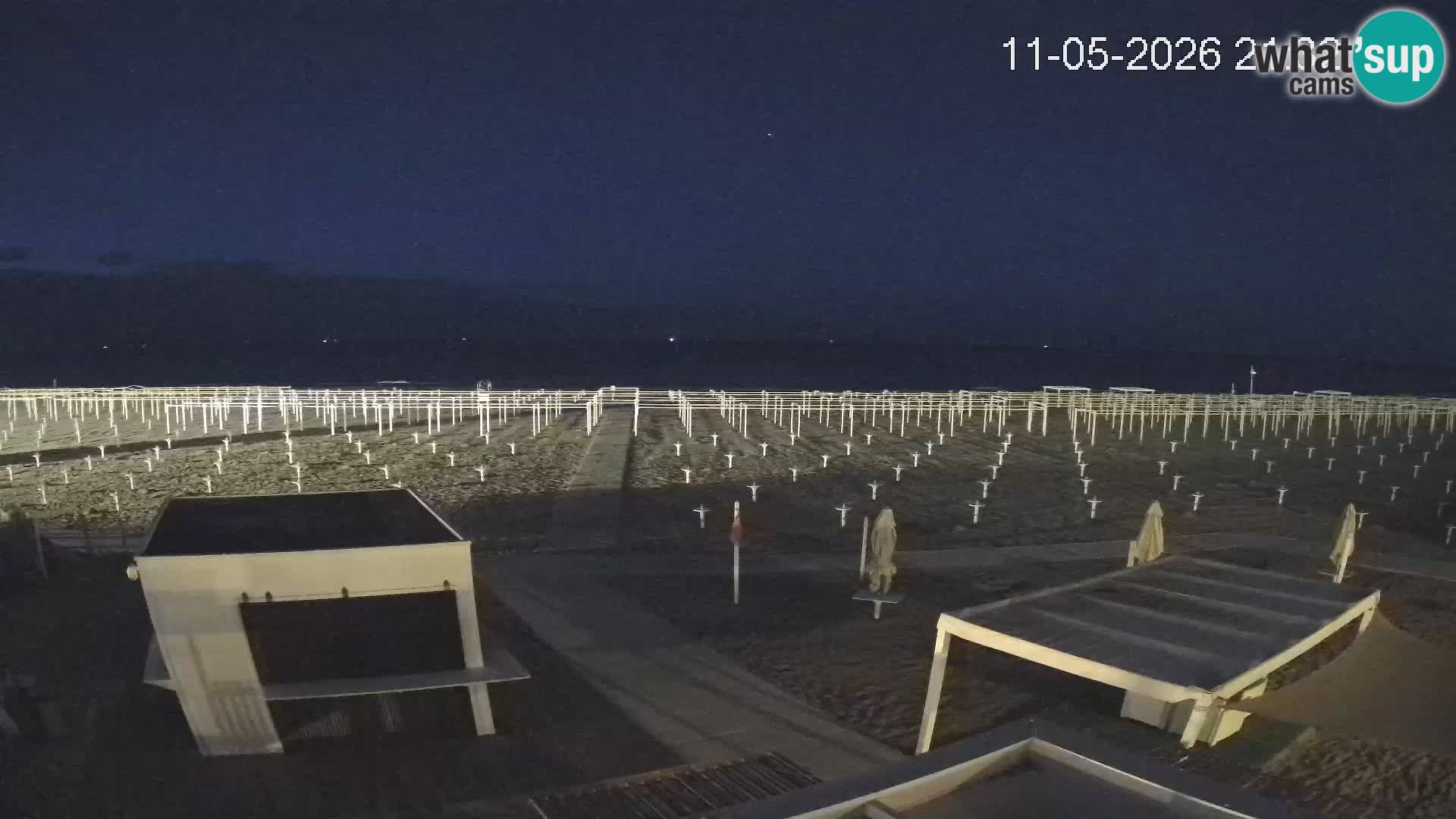 Live webcam Riccione – Bagni Oreste spiaggia 115
