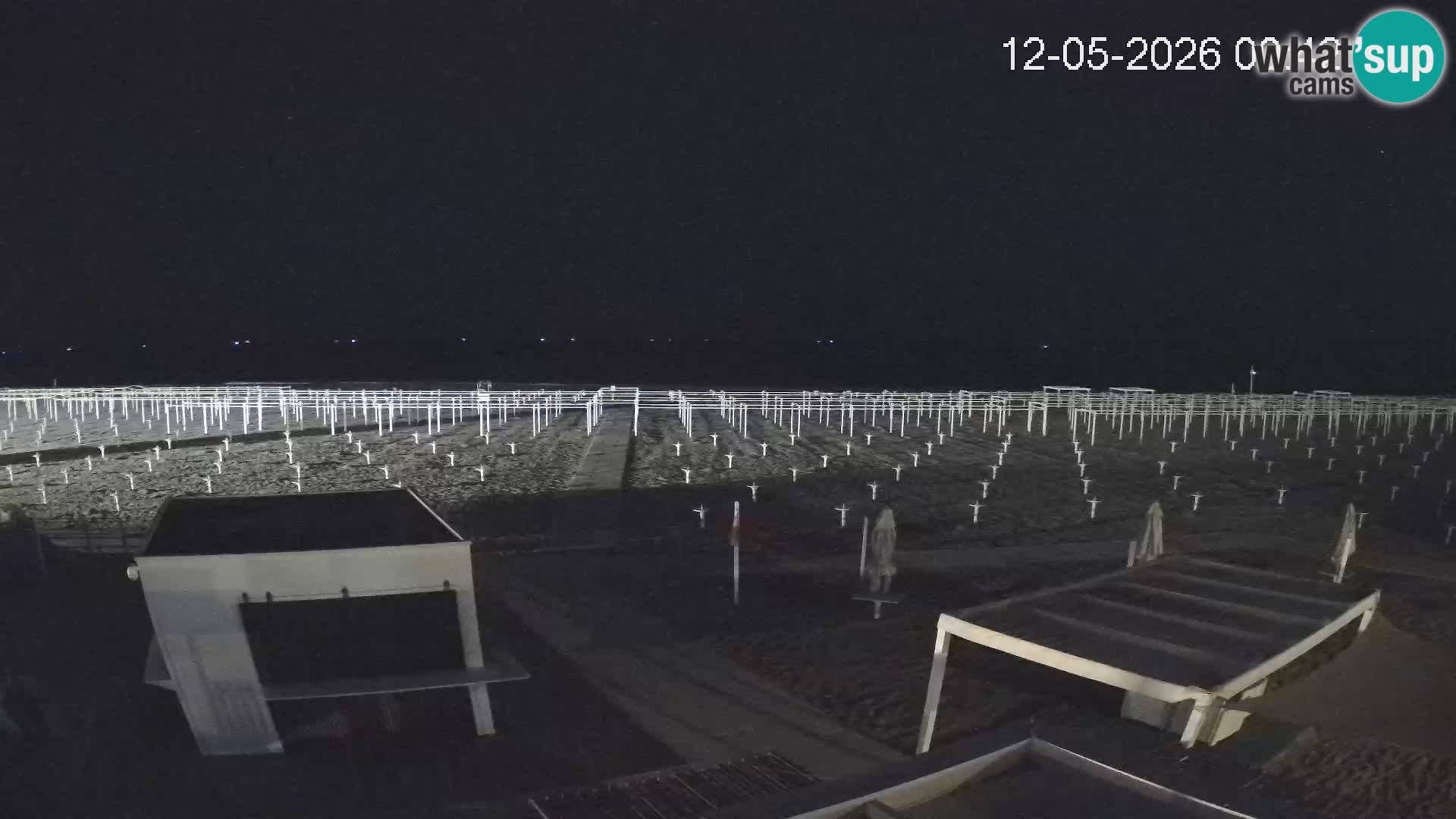 Webcam Riccione plage – Bagni Oreste spiaggia 115 – Italie