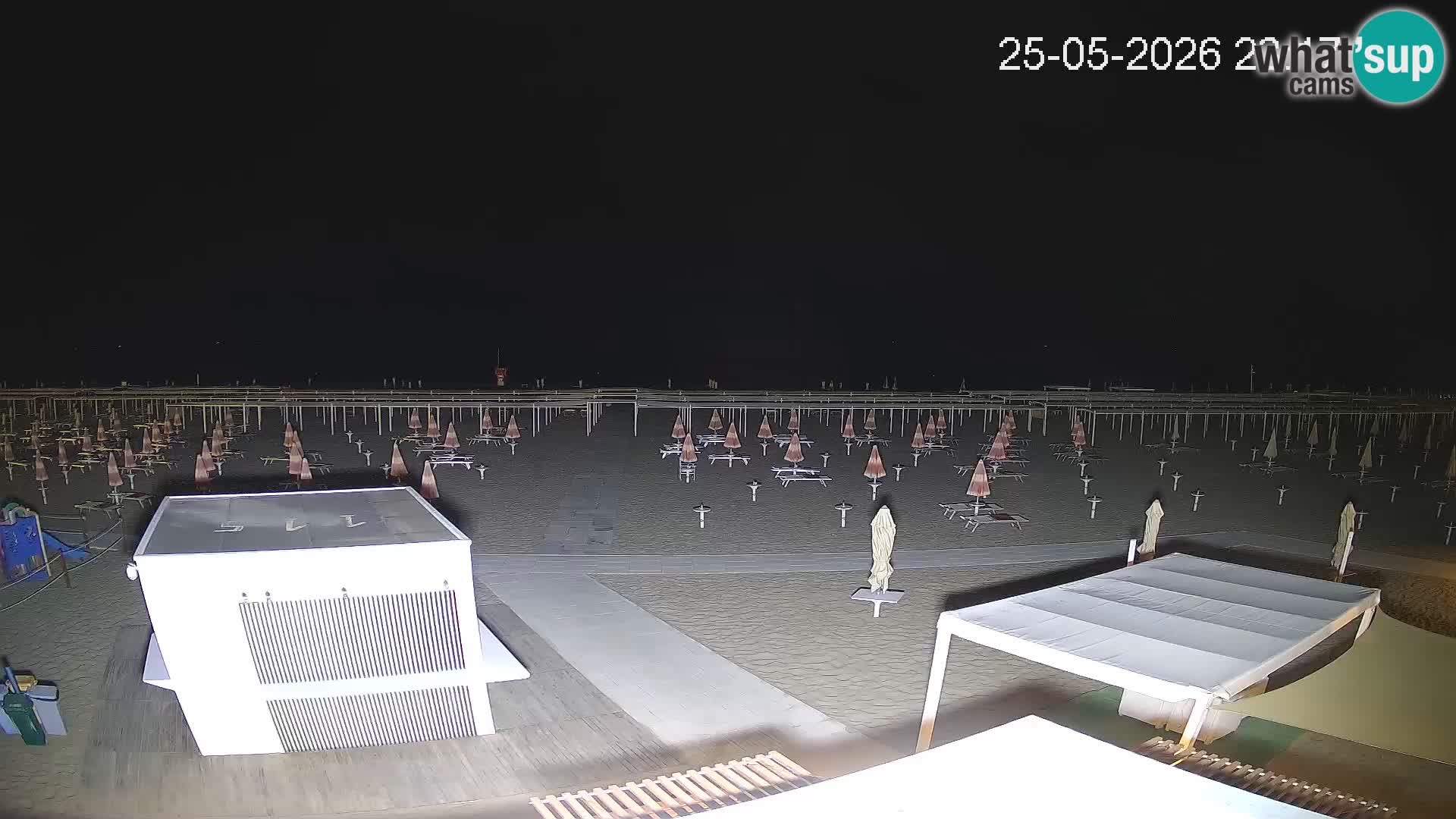 Spletna kamera plaža Riccione – Bagni Oreste spiaggia 115 – Italija