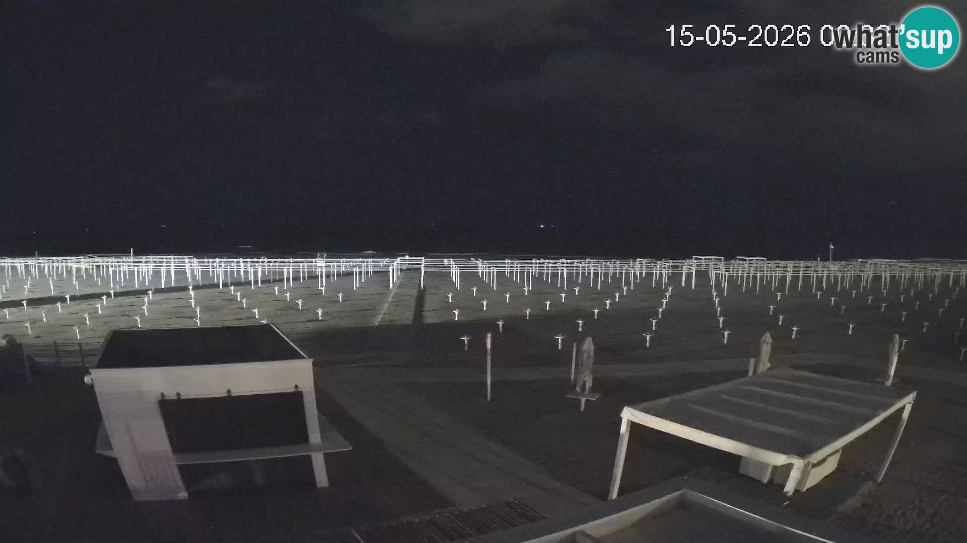 Live webcam Riccione Strand – Bagni Oreste spiaggia 115 – Italien