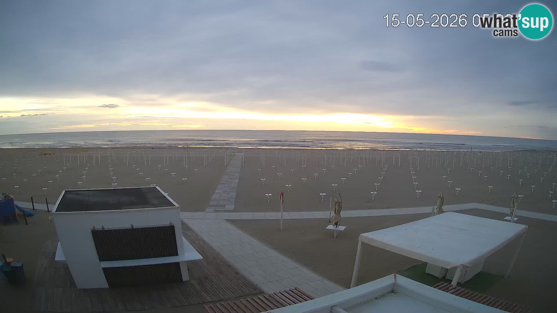 Camera en vivo playa Riccione – Bagni Oreste spiaggia 115 – Italia