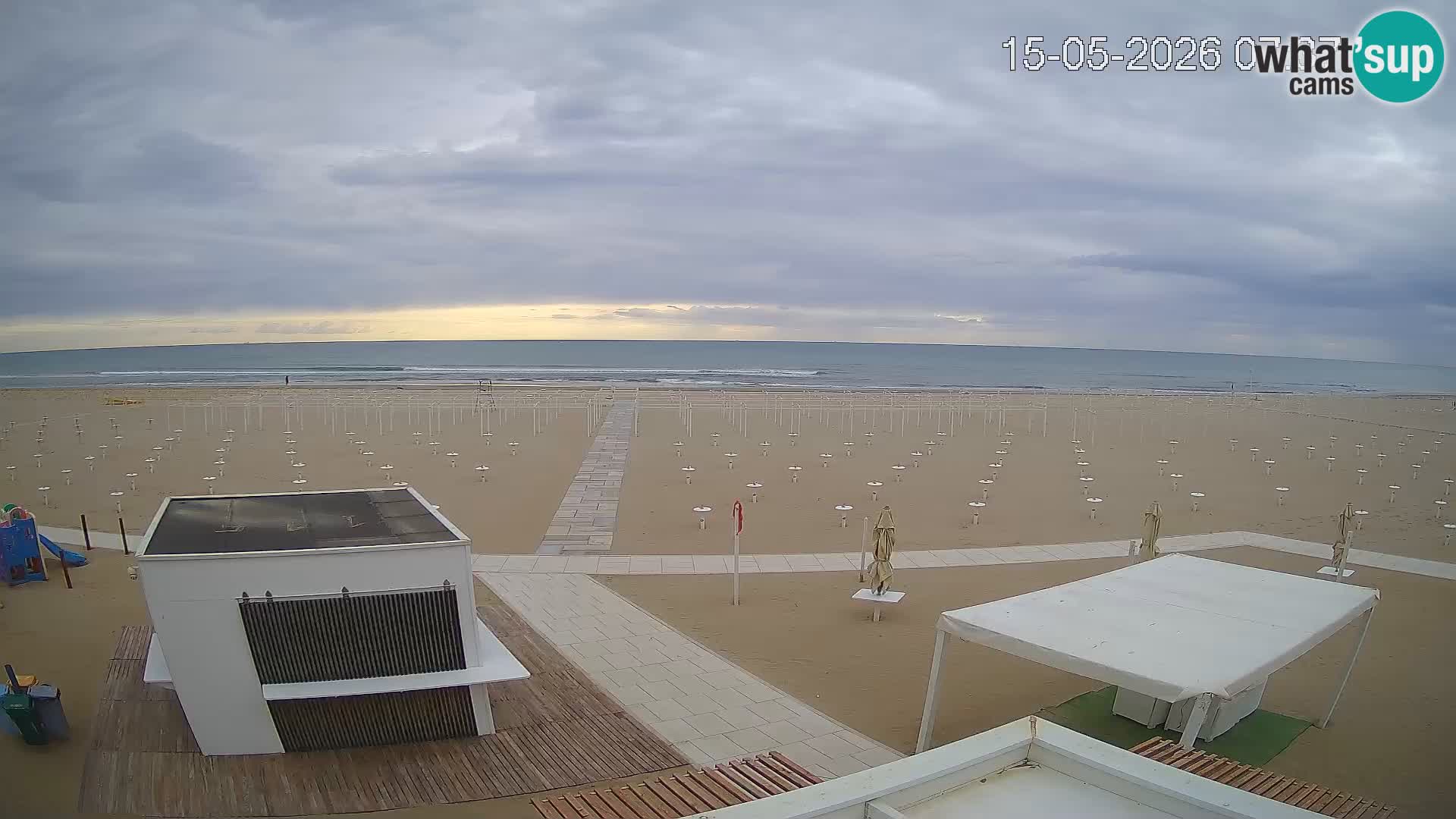Live webcam Riccione beach – Bagni Oreste spiaggia 115