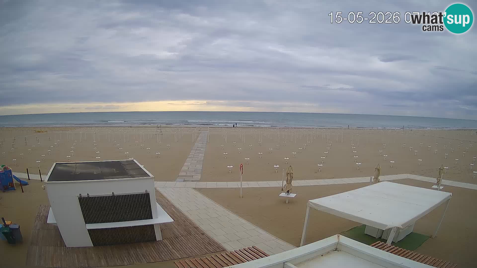 Camera en vivo playa Riccione – Bagni Oreste spiaggia 115 – Italia