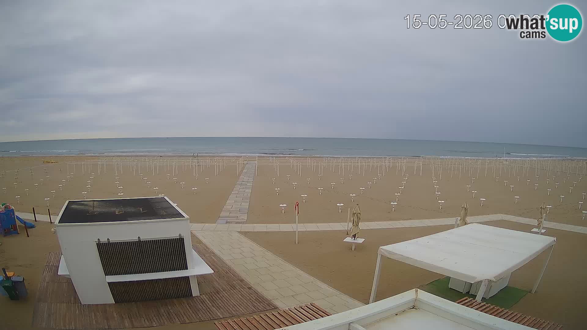 Live webcam Riccione – Bagni Oreste spiaggia 115