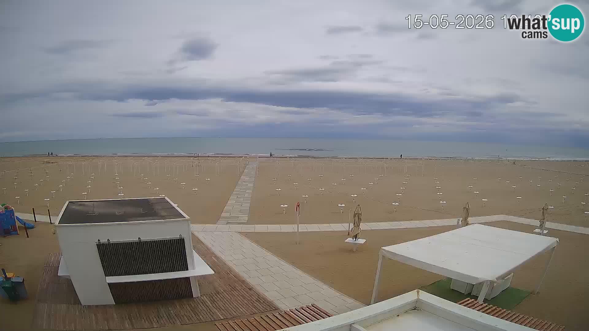 Spletna kamera plaža Riccione – Bagni Oreste spiaggia 115 – Italija